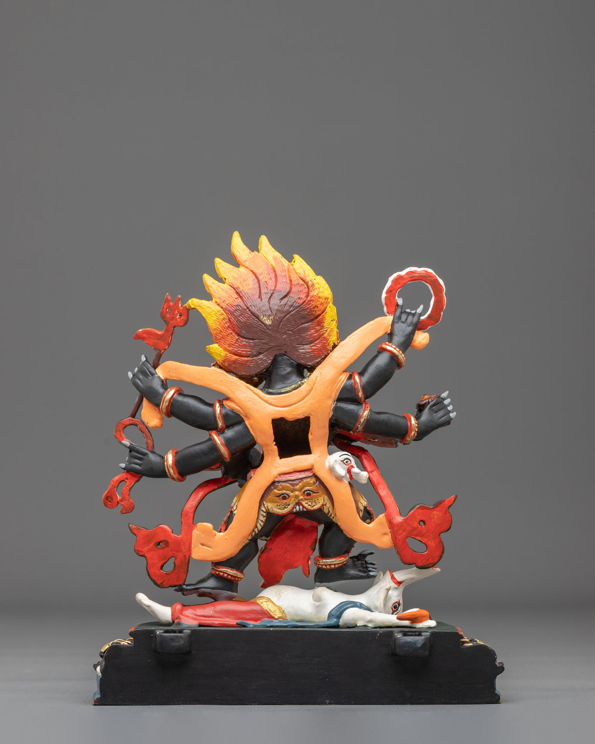 Six-Armed Mahakala Sculpture | Buddhist Protector