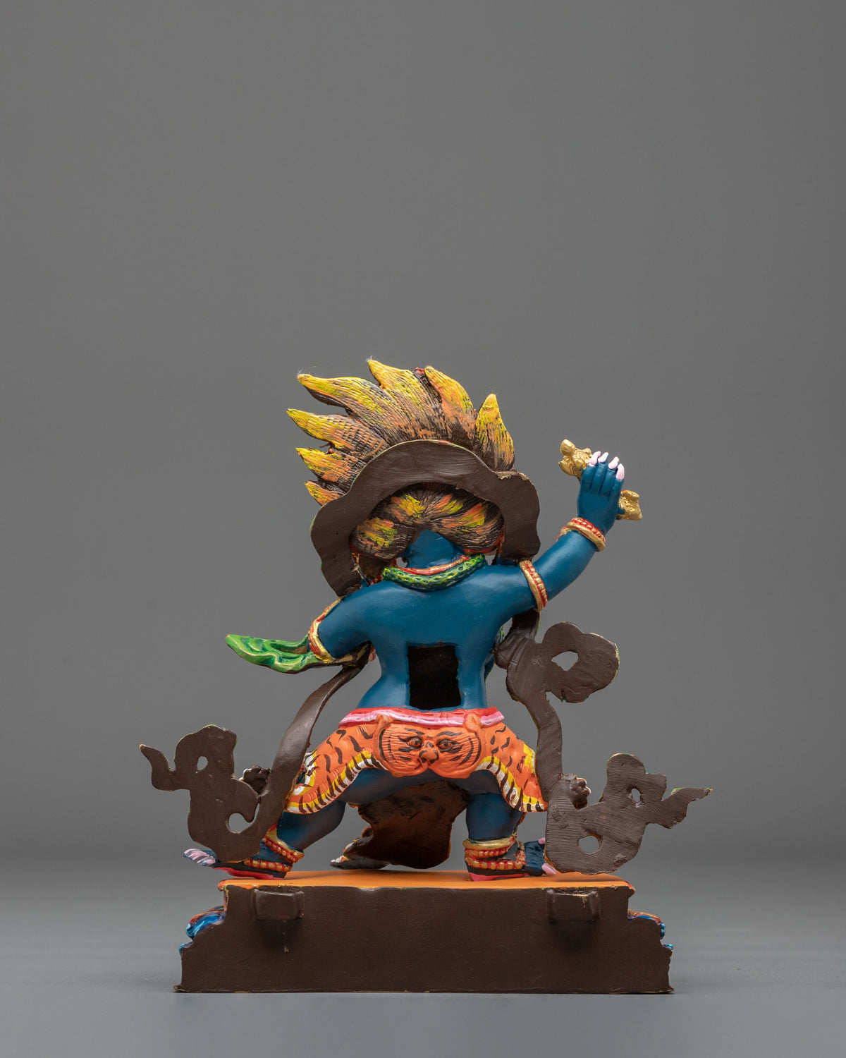 Vajrapani Wrathful Buddhist Statue | Tibetan Meditation Altar Decor