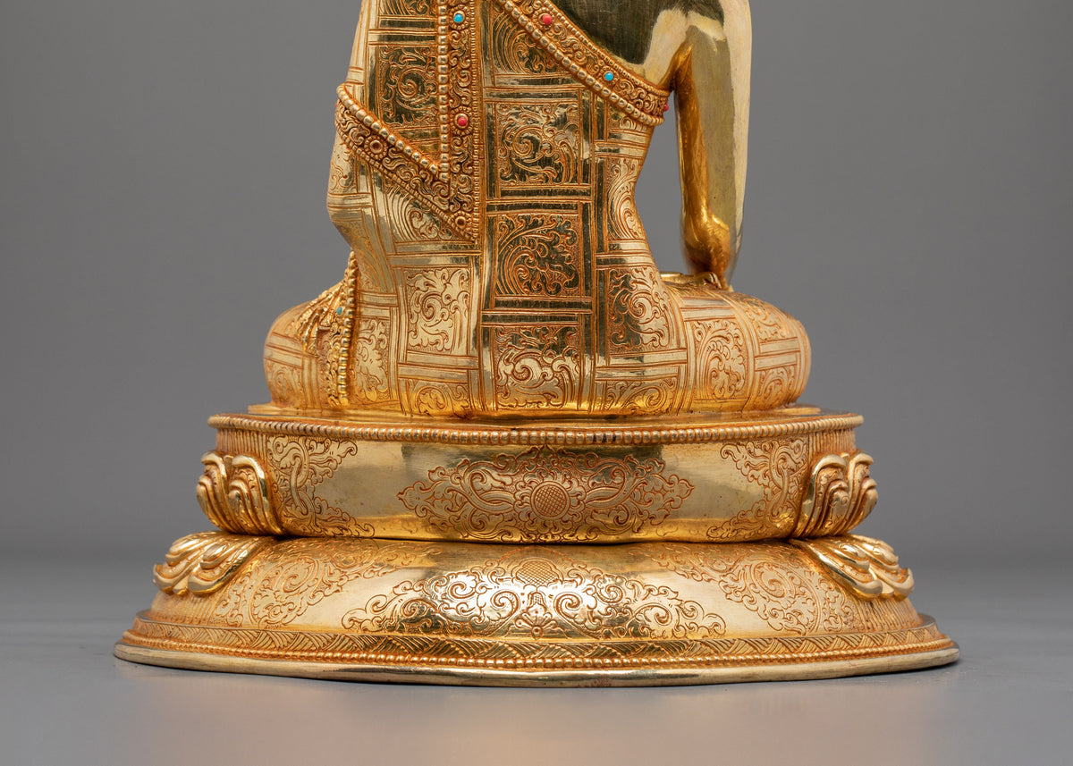 Handmade Shakyamuni Buddha Copper Statue