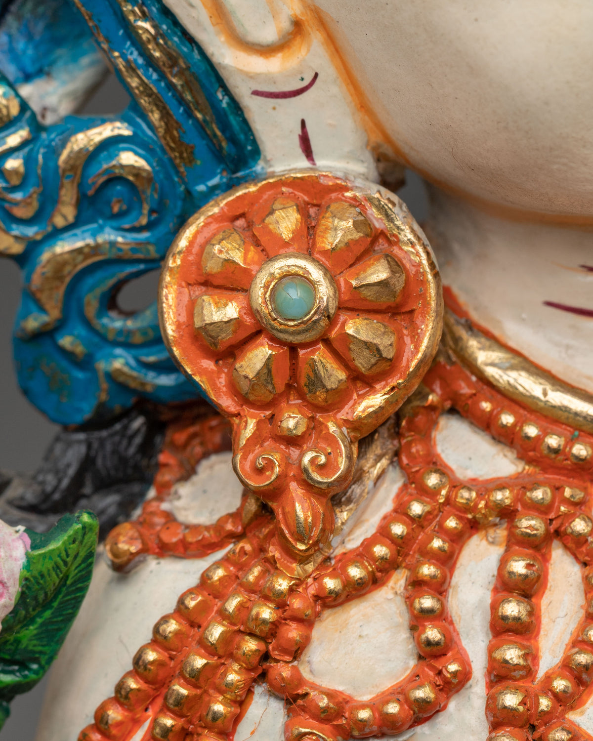 White Tara Meditation Altar Statue | Buddhist Deity of Compassion