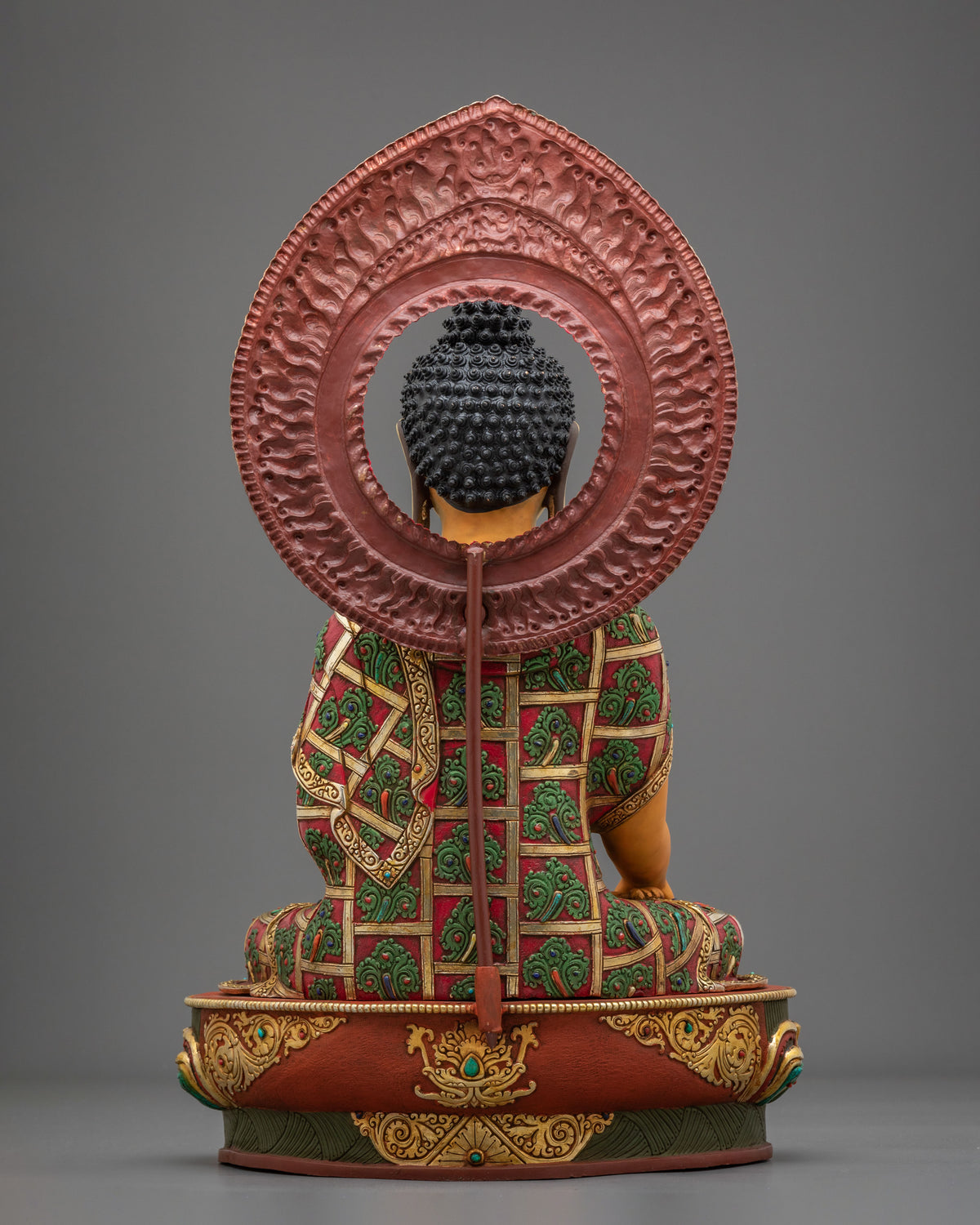Serene Siddhartha Gautama Copper Sculpture