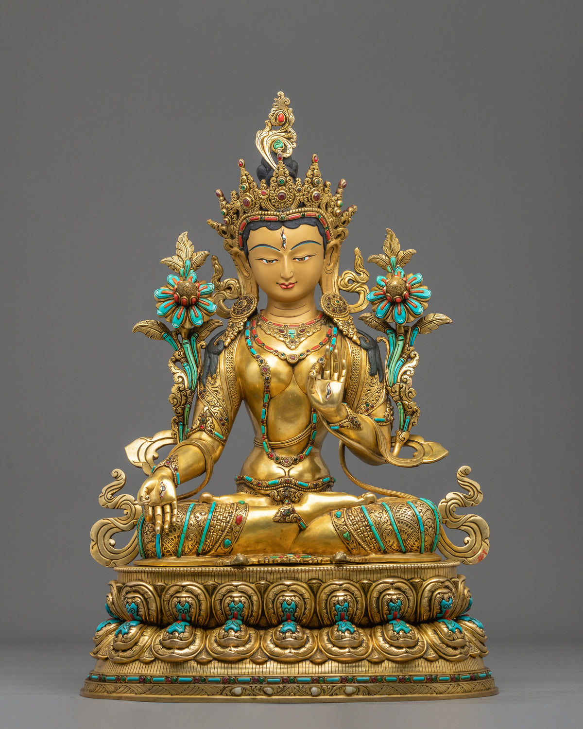 White Tara Compassionate Figurine | Compassionate Deity of Long Life