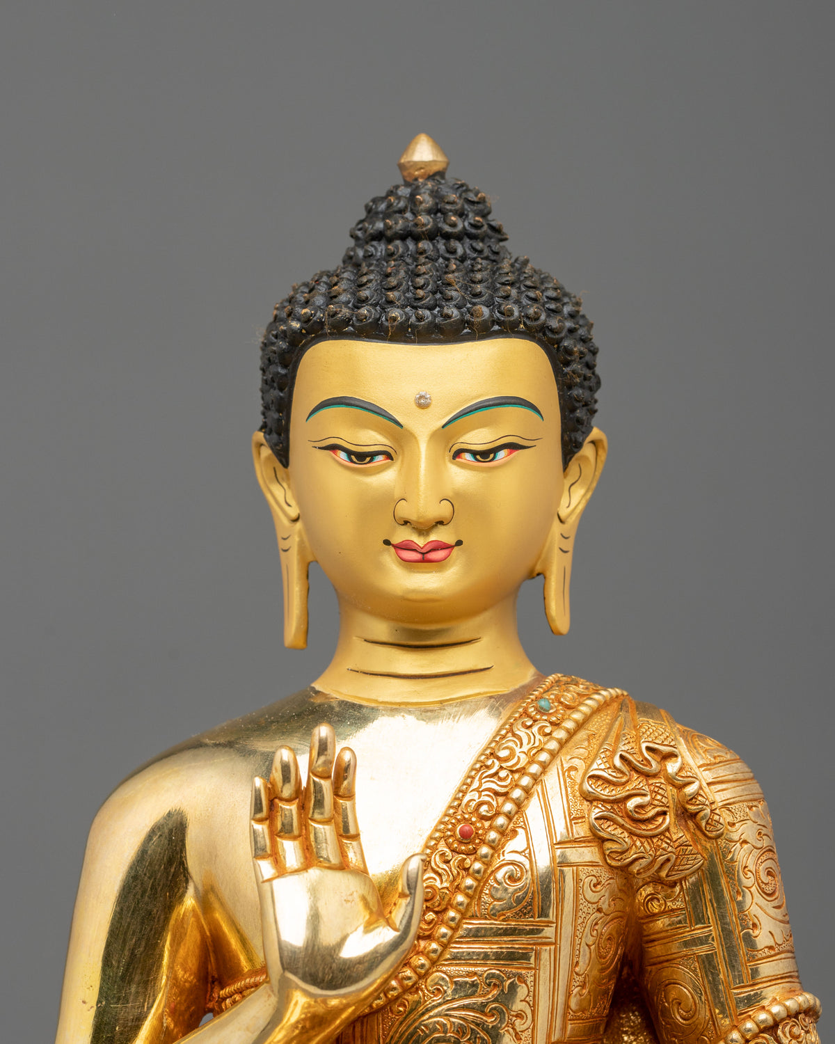 Amoghasiddhi Buddha Statue | The Figurine of Victorious Accomplishment