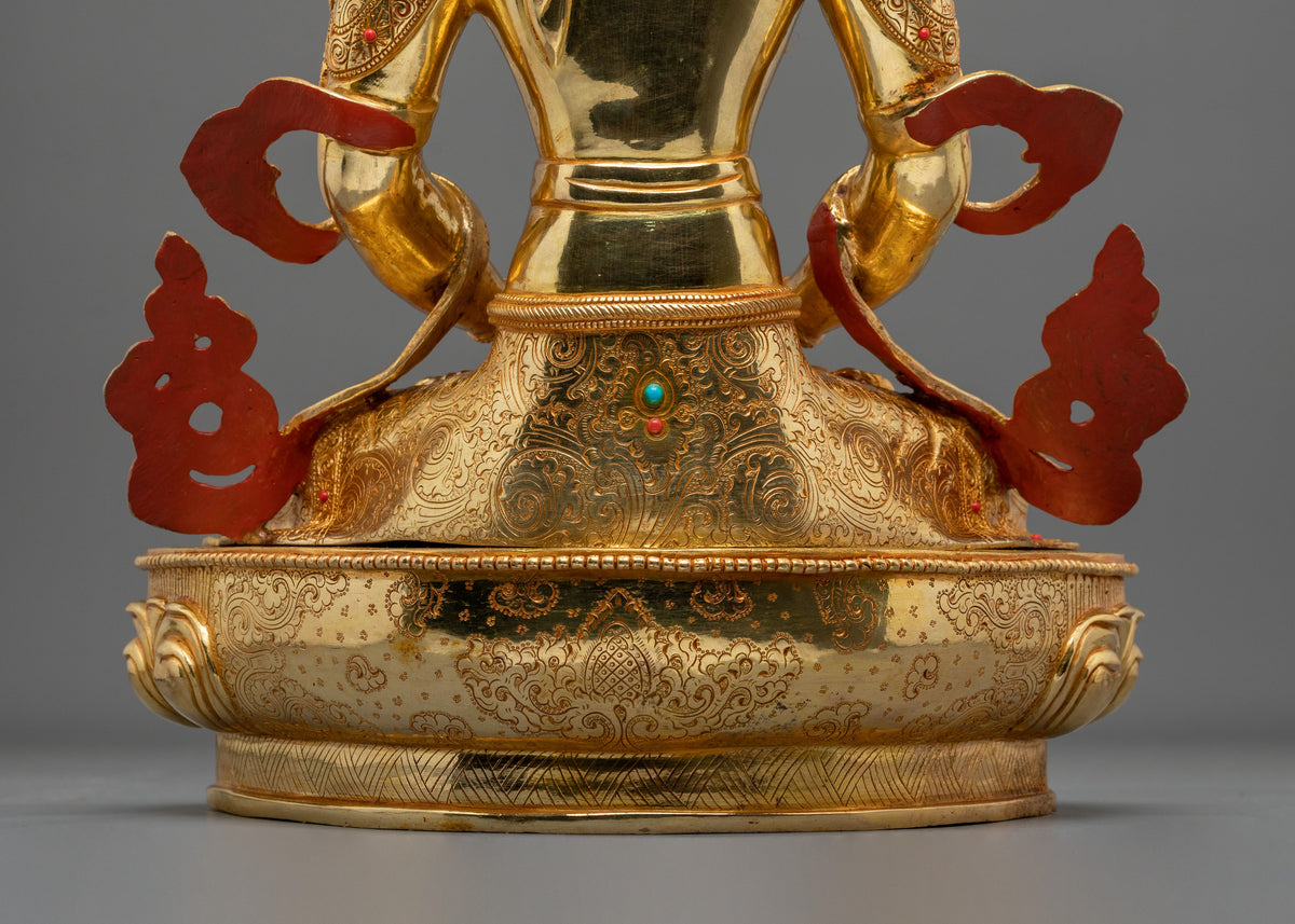 Amitayus Statue | Tibetan Buddhist Deity of Infinite Life