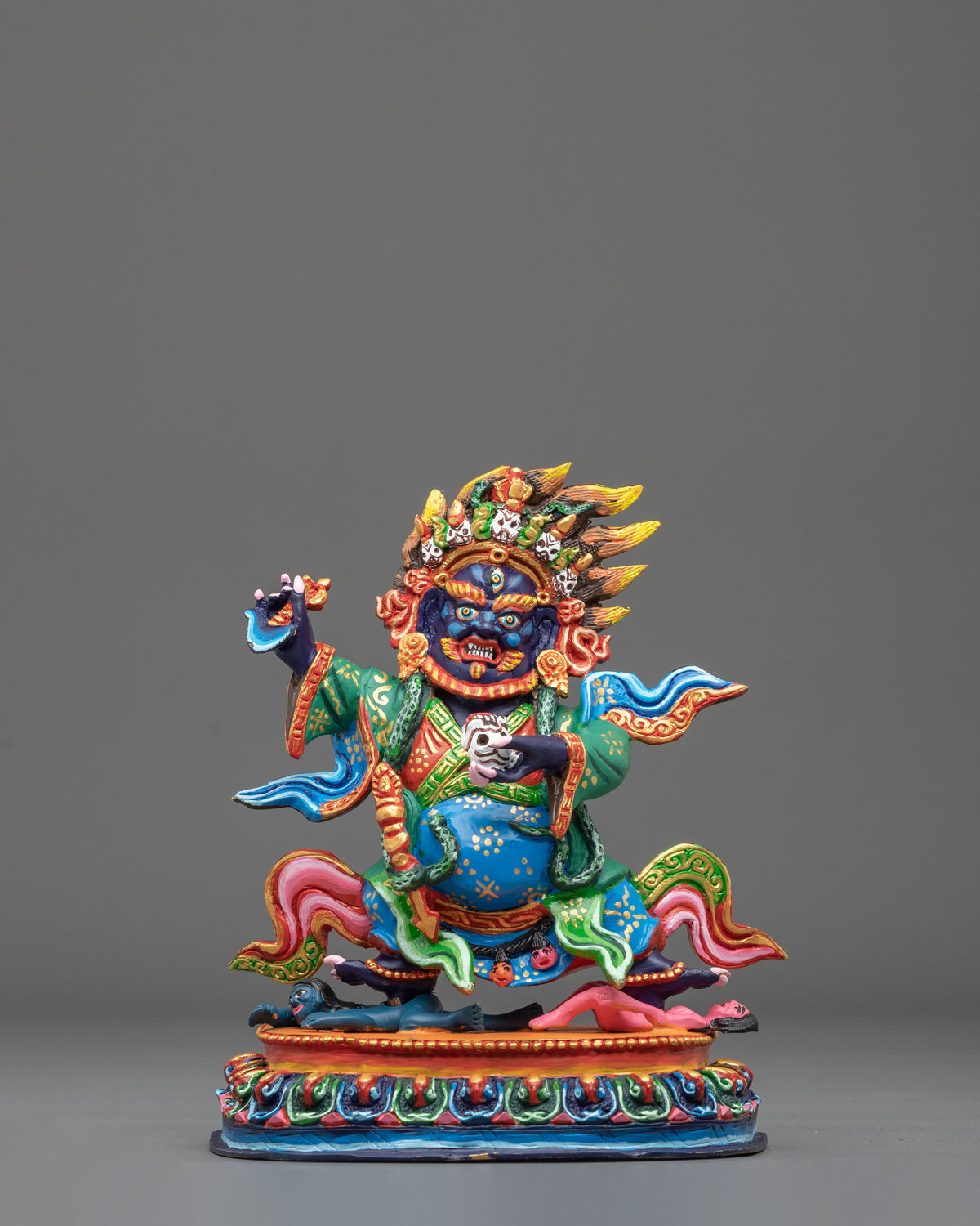Begtsechen Mahakala Handcrafted Statue | Protector of Dharma and Courage