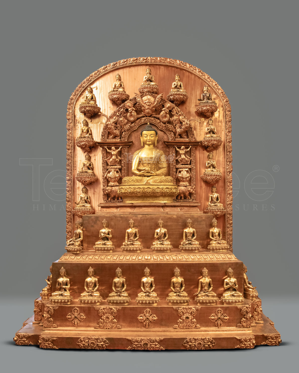 Thirty-Five Confession Buddhas Traditional Buddhist Sculpture