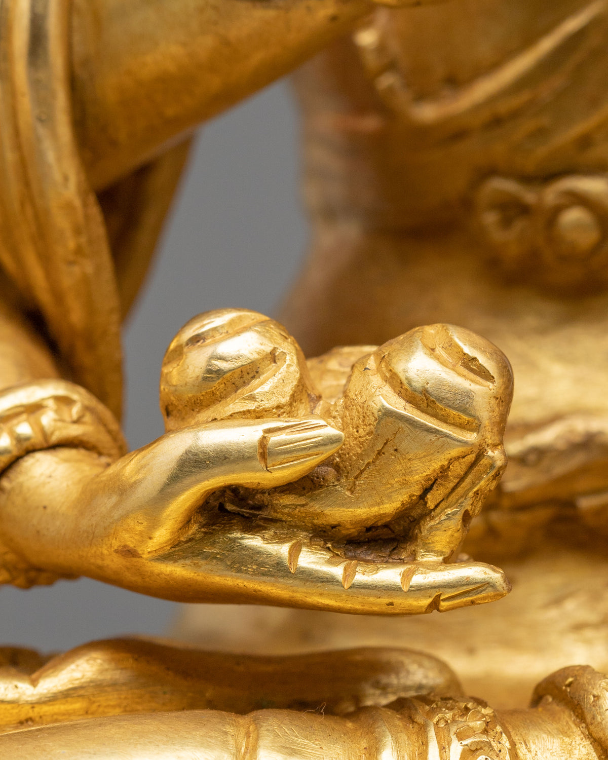 Handcrafted Chundi Statue | 24K Gold Gilded Goddess Figurine