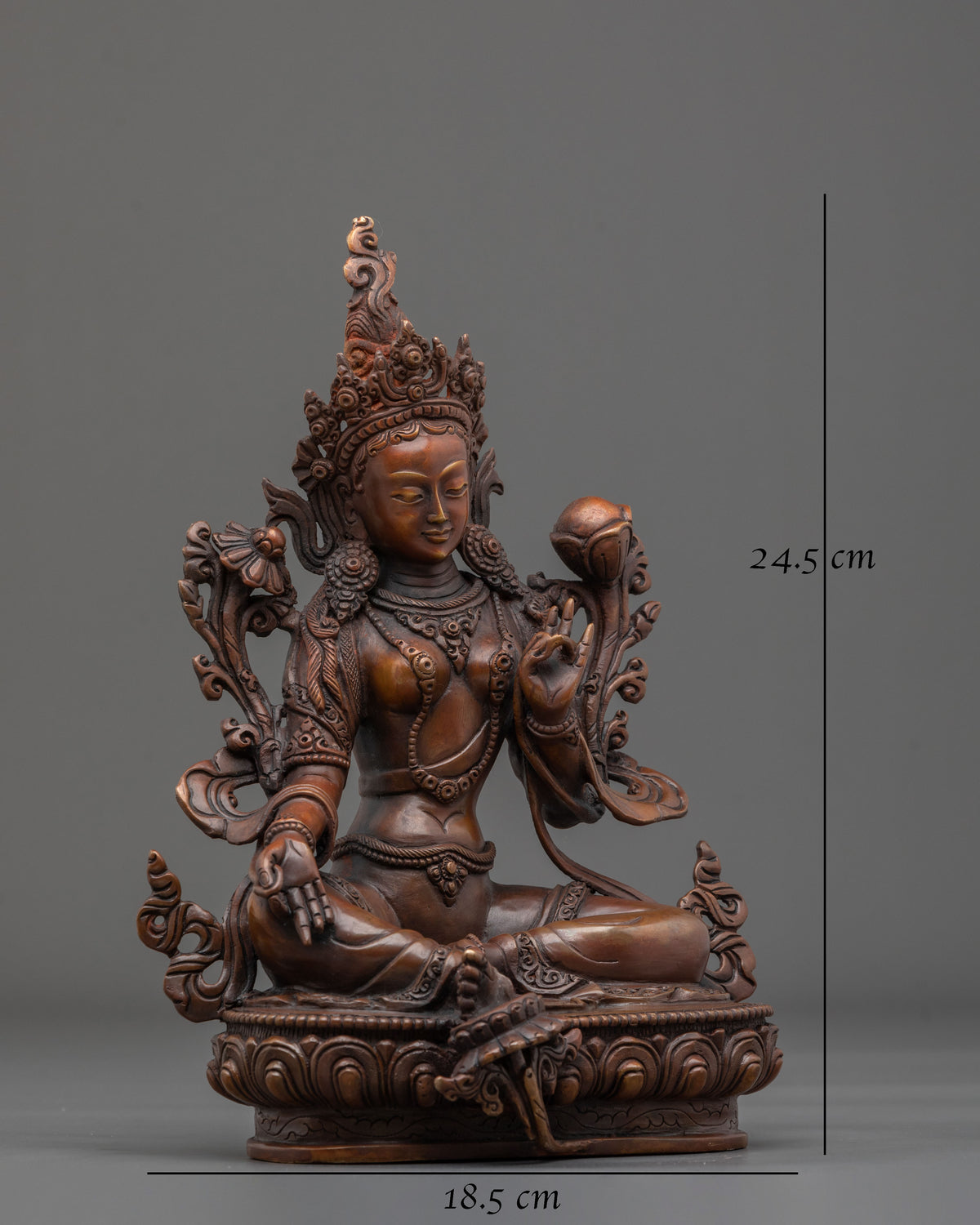 Handmade Green Tara Statue | Mother of Liberation