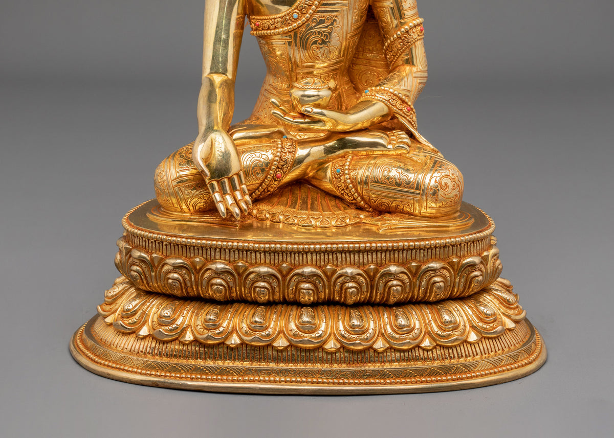 Ratnasambhava 24K Gold Coated Figurine | Home Decor