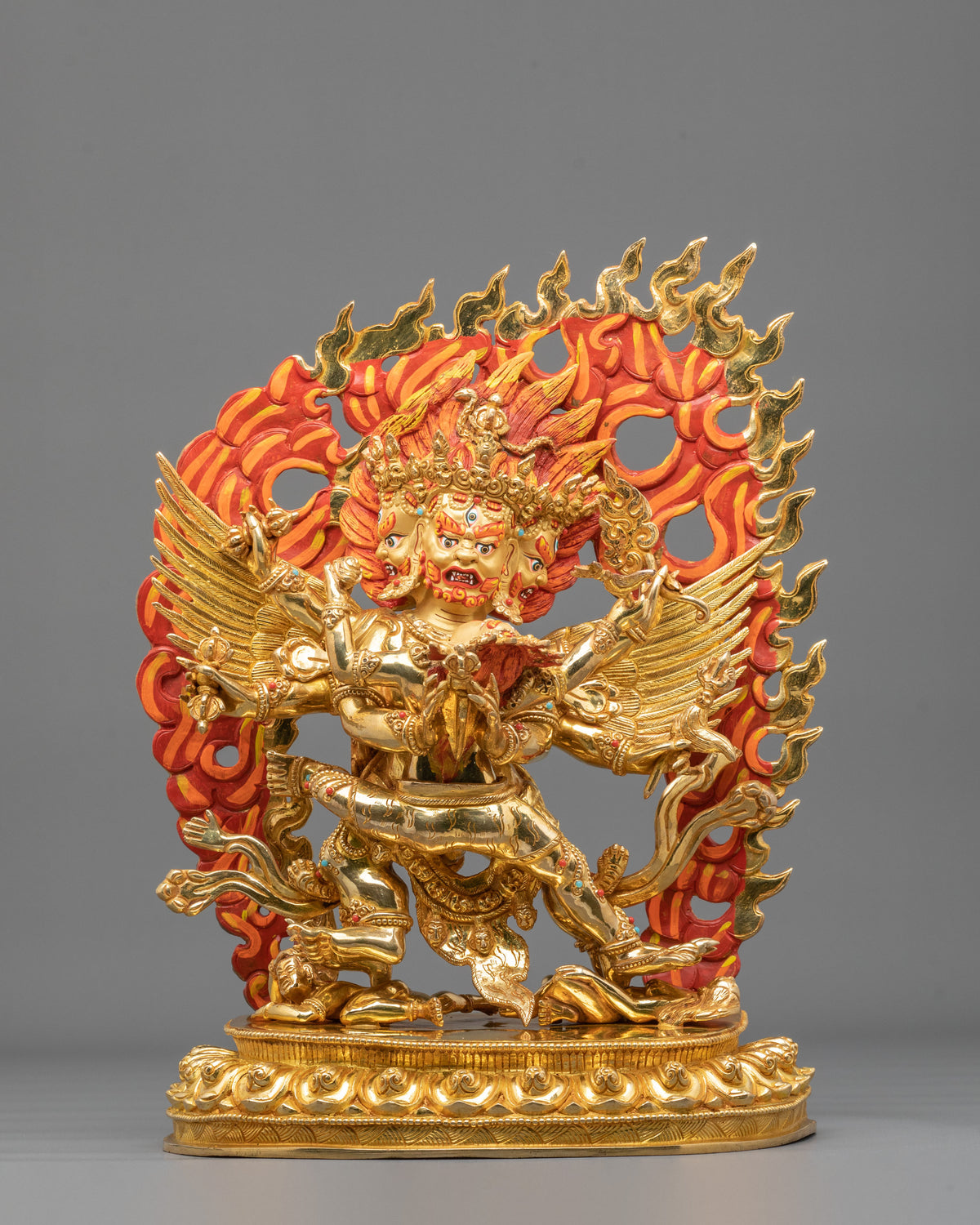 Wrathful Deity Vajrakilaya Sculpture: Purification and Protection