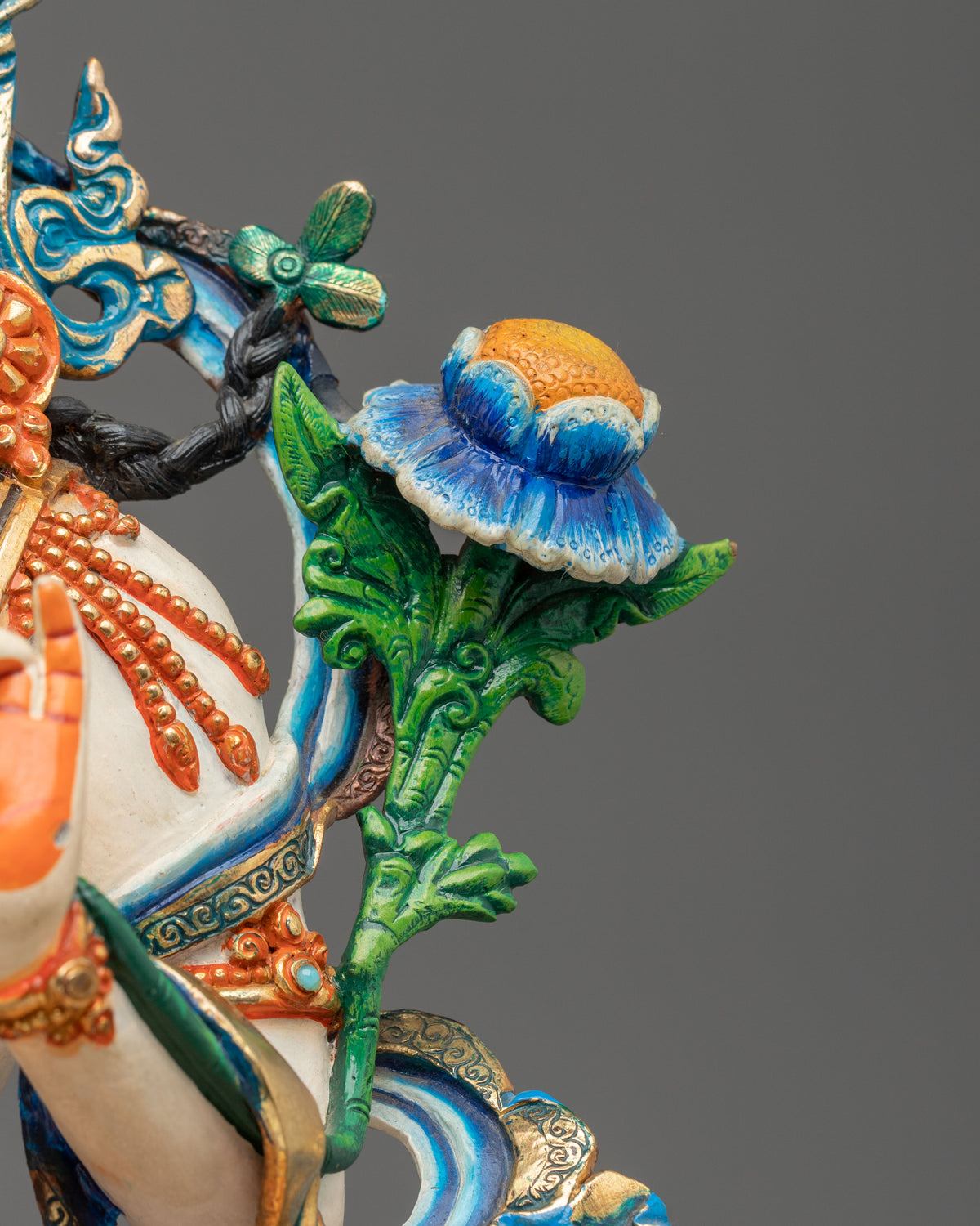 White Tara Meditation Altar Statue | Buddhist Deity of Compassion