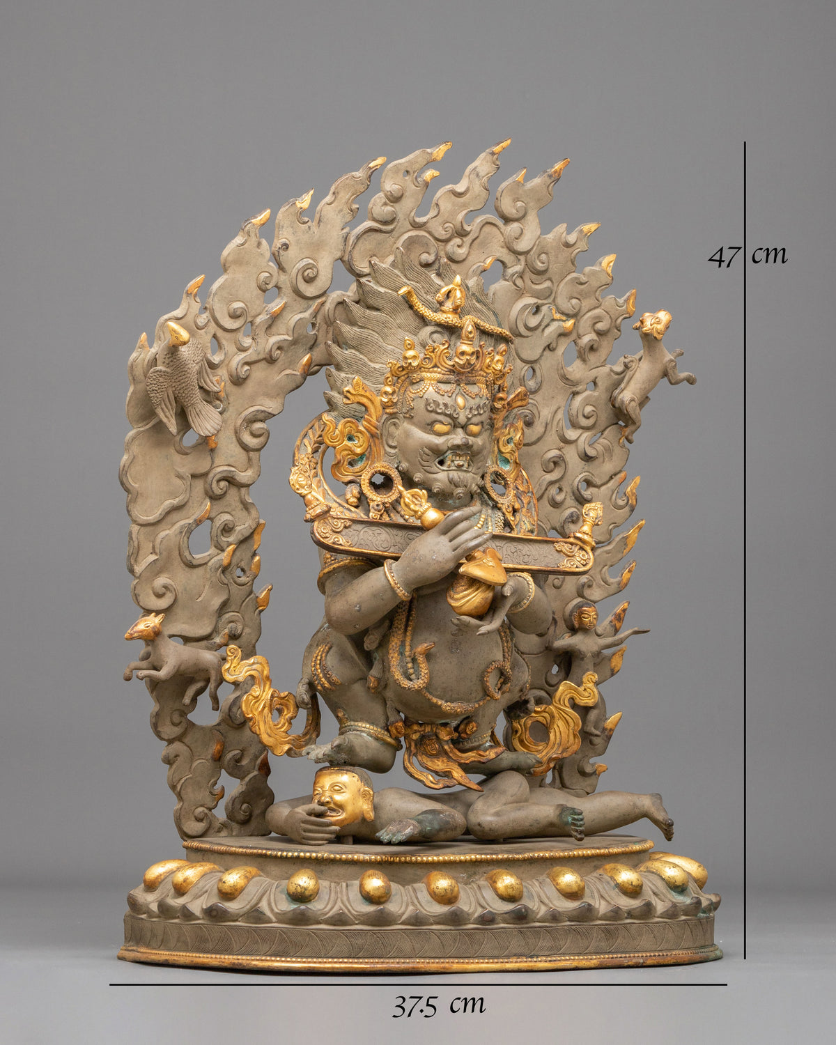 Shakya Mahakala Statue | Wrathful Guardian of Wisdom