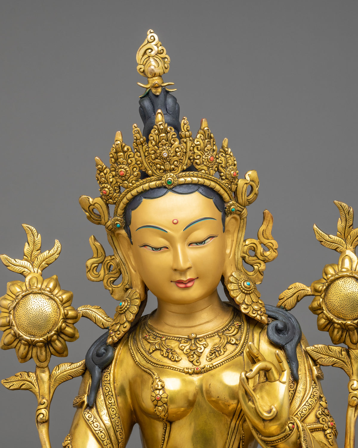 Mother of Liberation Green Tara Artwork: Buddhist Sacred Decor