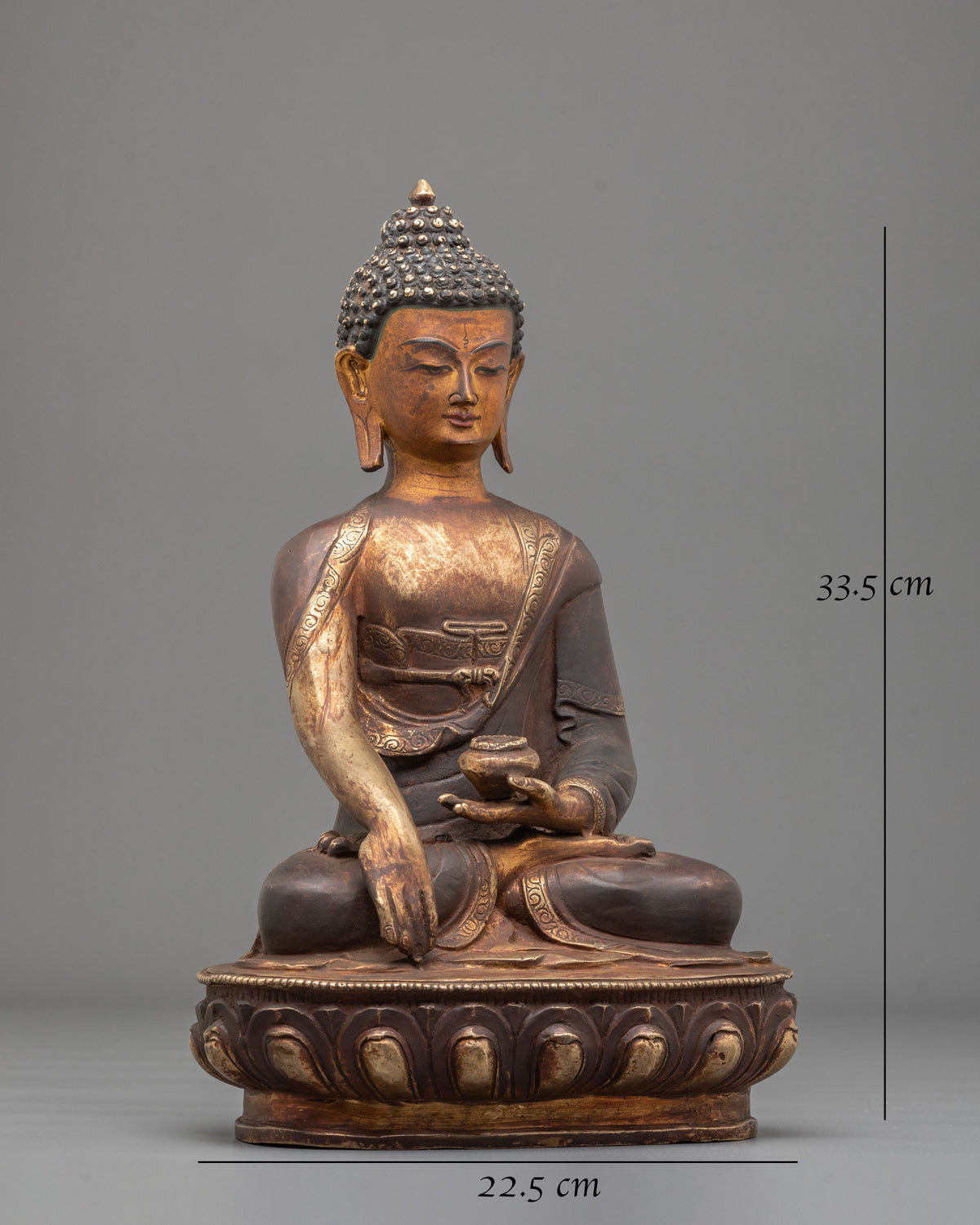 Handmade Shakyamuni Buddha Meditation Statue