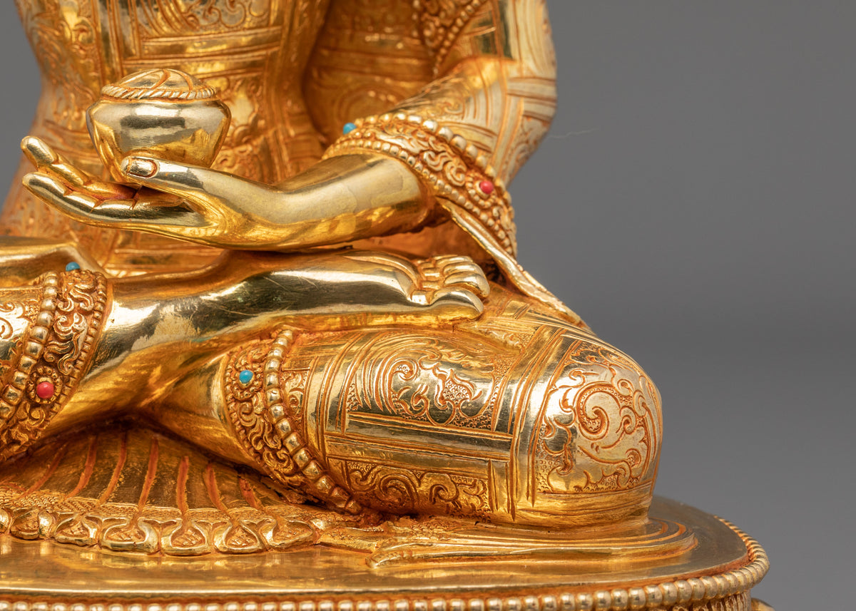 Ratnasambhava 24K Gold Coated Figurine | Home Decor