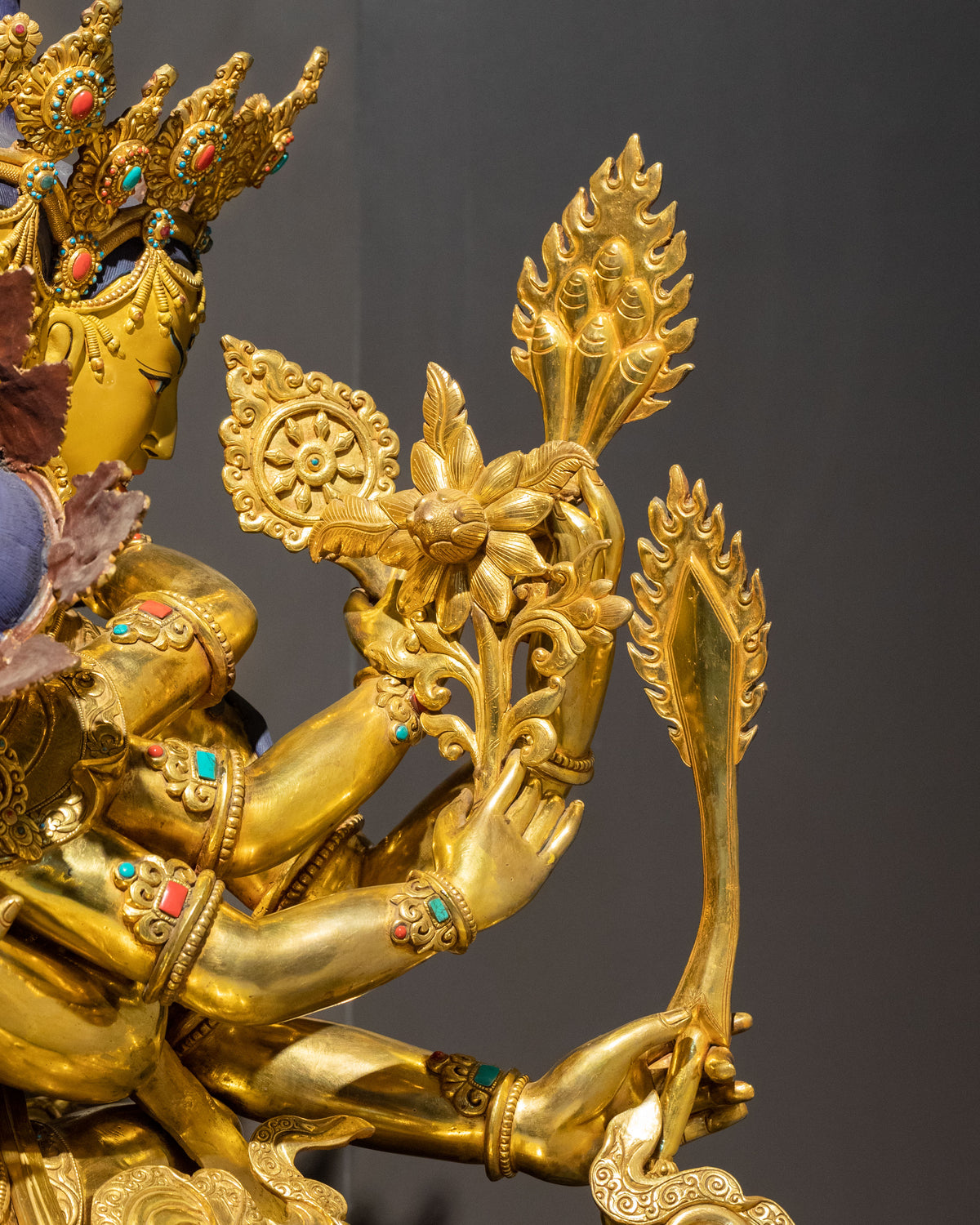 Handmade Guhyasamaja Sculpture | Akshobhyavajra Secret Assembly Deity