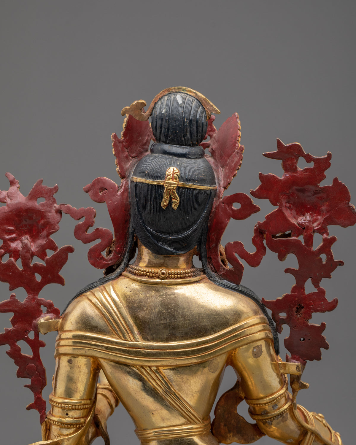 Handmade Goddess Green Tara Sculpture | Home Decor