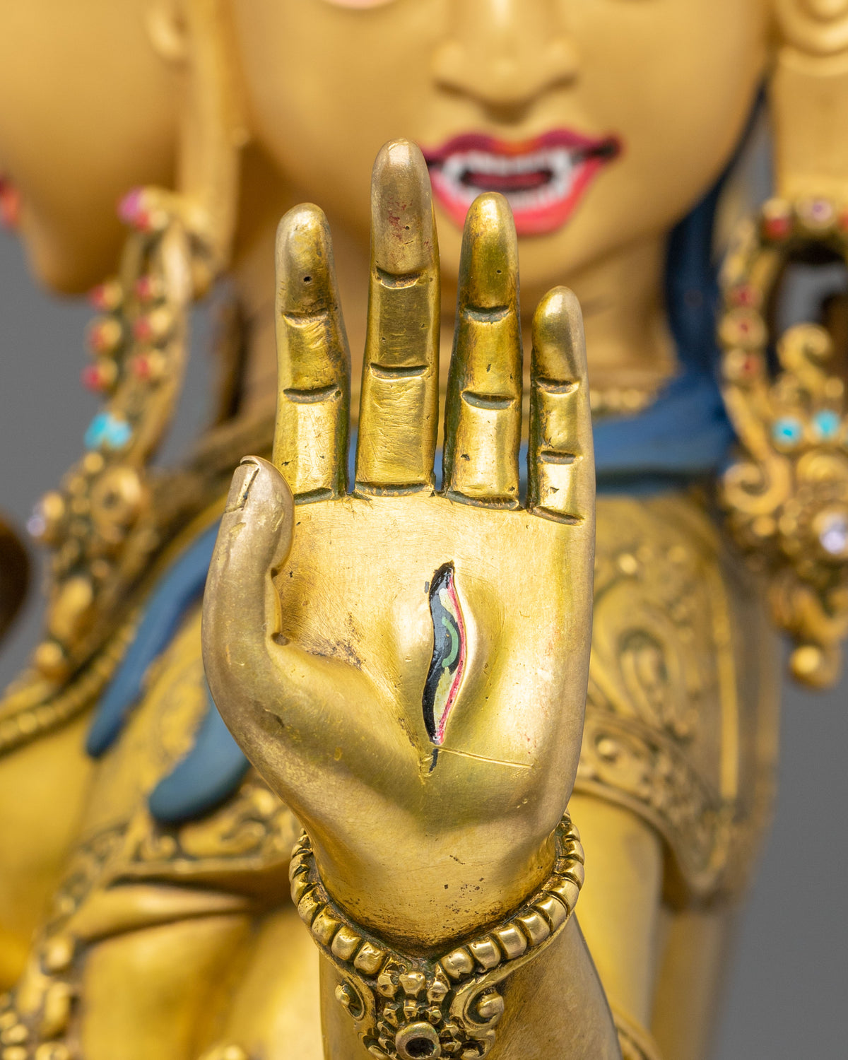 Namgyalma Sculpture | 24K Gold Gilded Tibetan Buddhist Deity Artwork