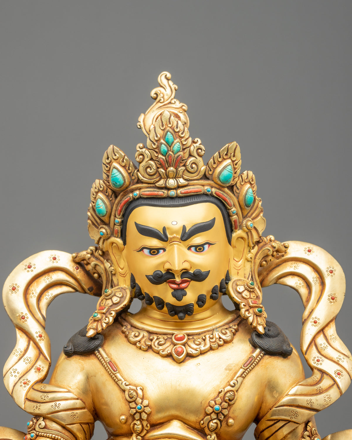 Dzambhala Figurine | Handcrafted Copper Wealth Form