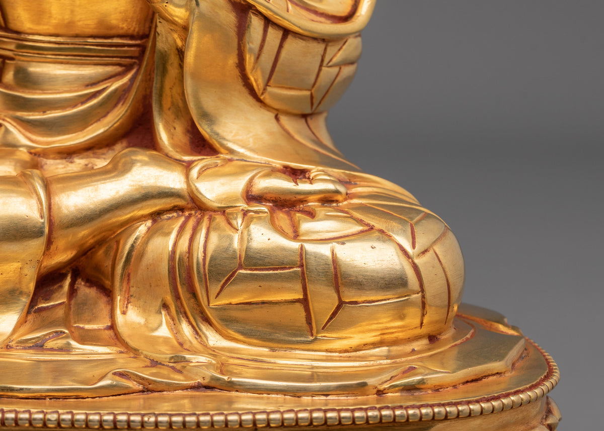 Drogon Chogyal Phagpa Copper Statue | Himalayan Shrine Altar Decor