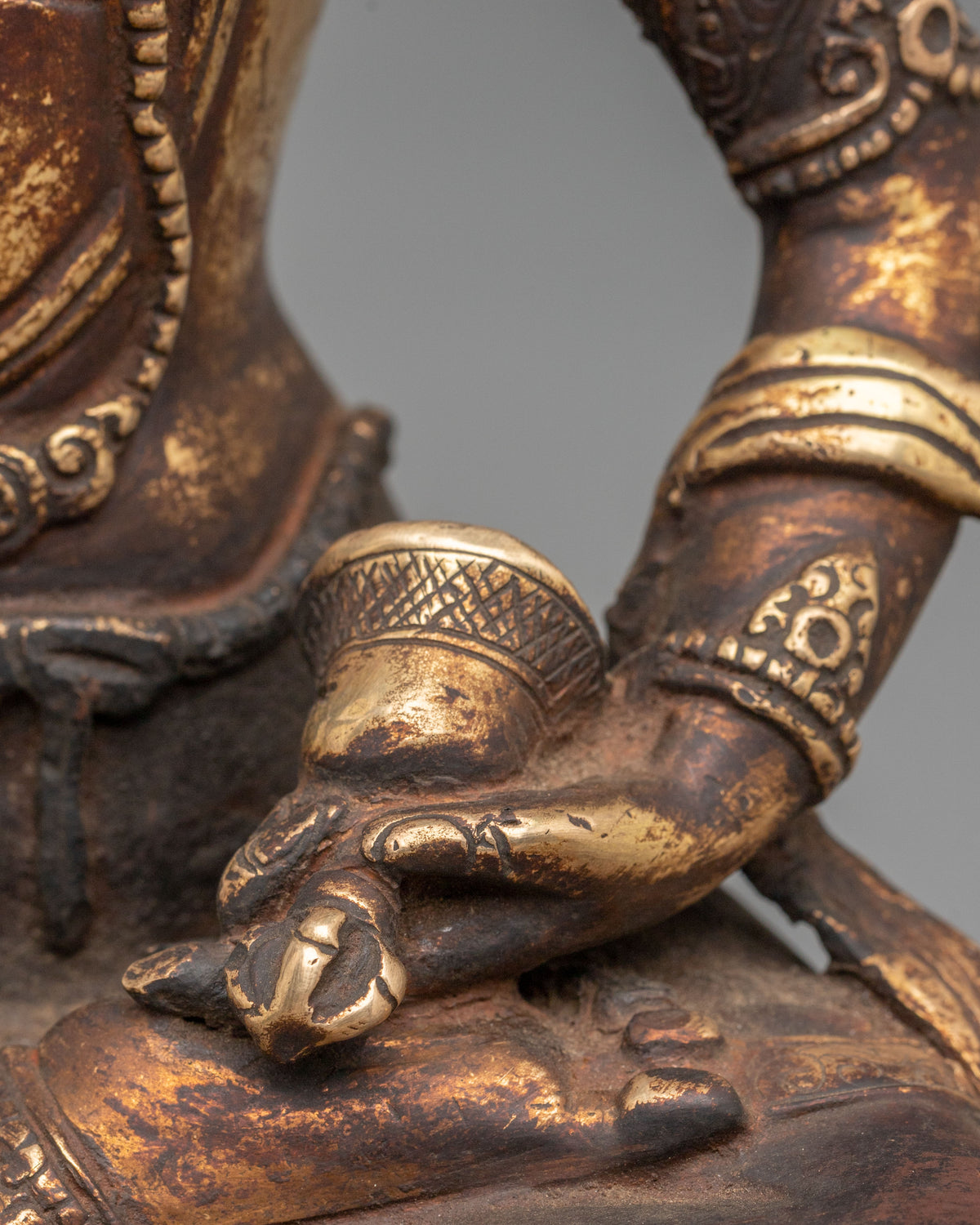 Vajrasattva Copper Sculpture | Vajrayana Deity of Purification