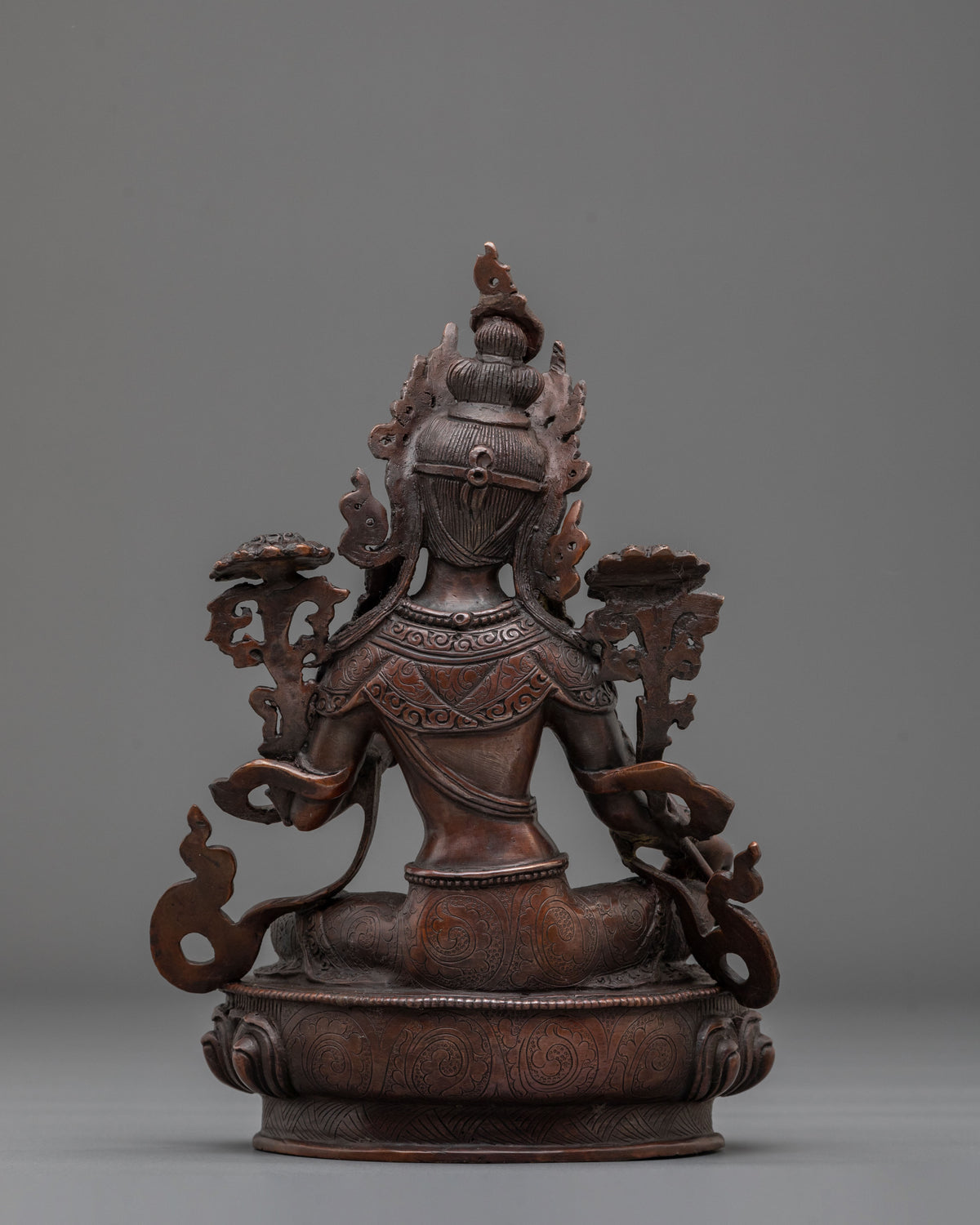 Green Tara Handmade Copper Statue for Meditation