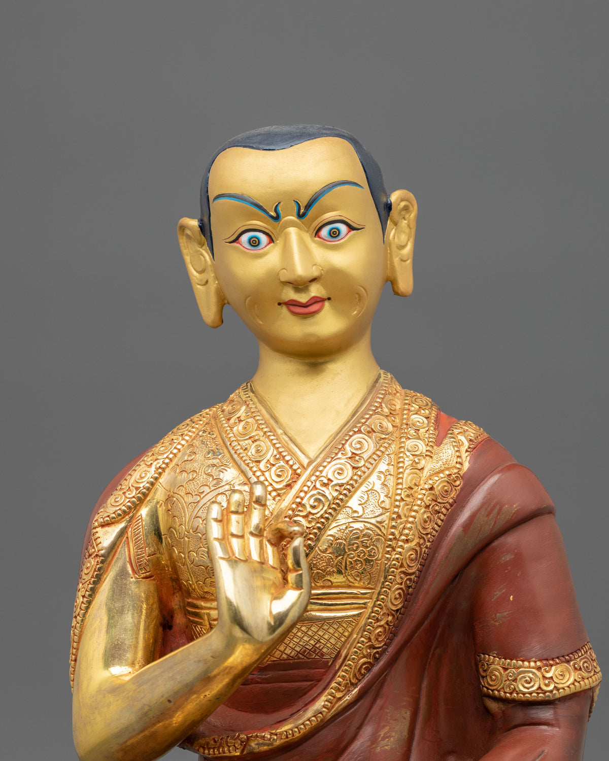 Tsongkhapa with Disciples Statue Set | Master of the Gelug Tradition