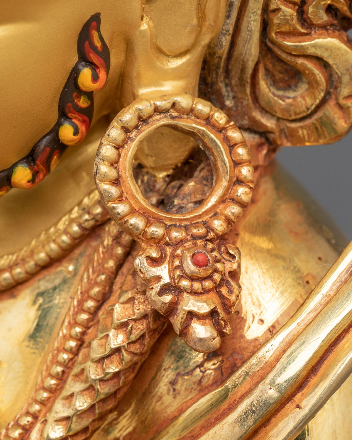 Black Jambhala Statue | Wrathful Wealth Deity