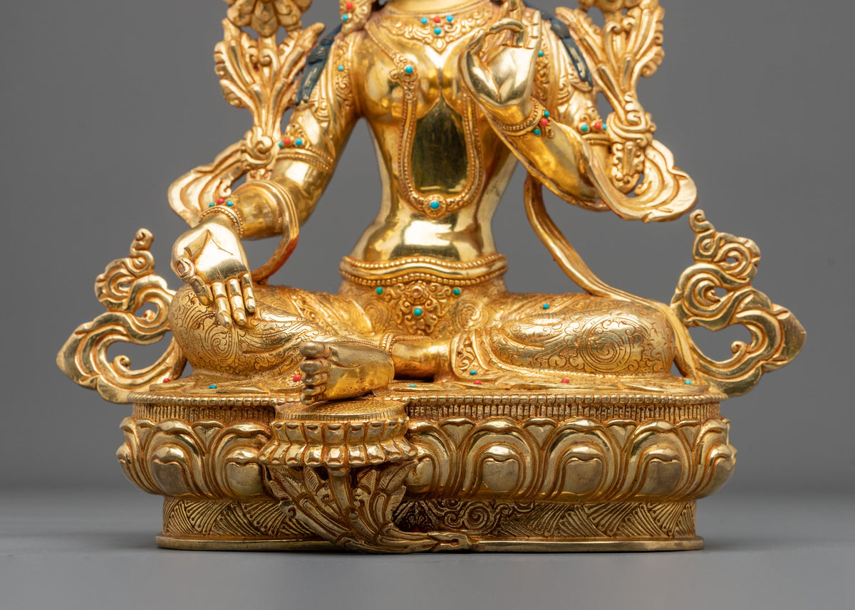 Green Tara Handcrafted Nepalese Statue