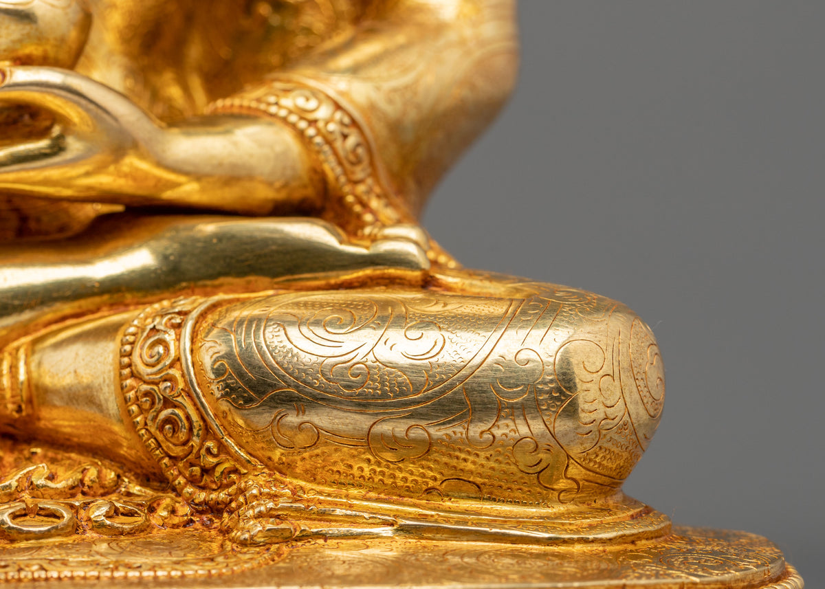 Shakyamuni Buddha Hand Crafted Copper Statue