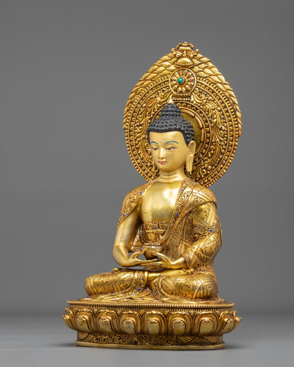 Amitabha Buddha Sacred Handmade Statue | Buddha of Infinite Light and Pure Land