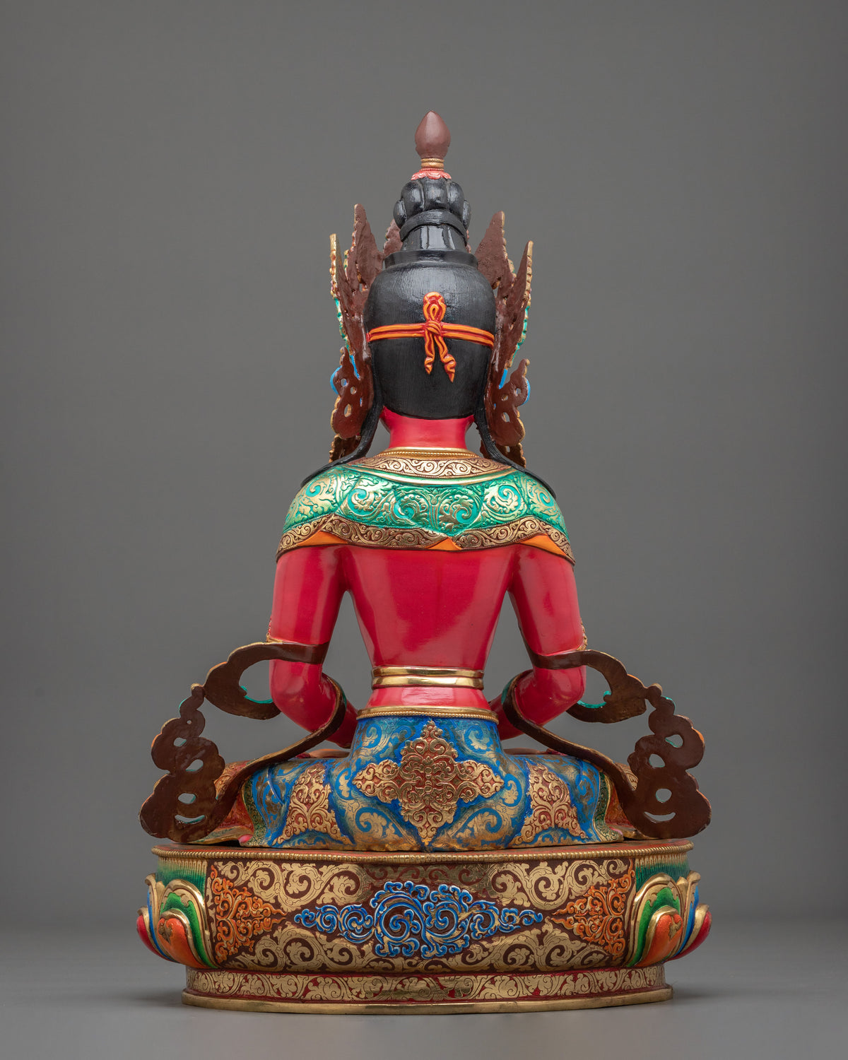 Amitayus Traditional Copper Statue | | Buddha of Infinite Life and Longevity