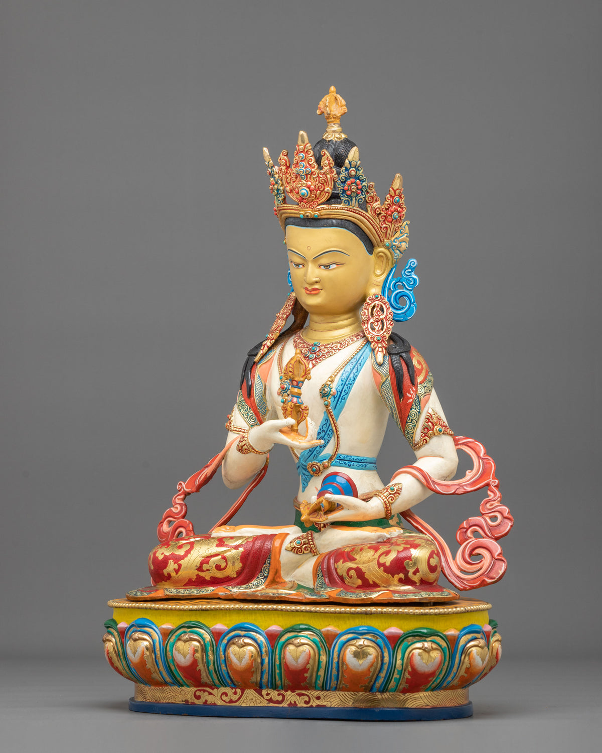 Vajrasattva Meditation Practice Statue | Buddhist Purification Figure