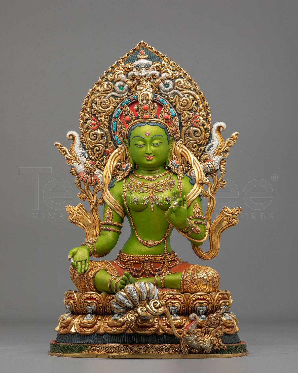 Green Tara Statue
