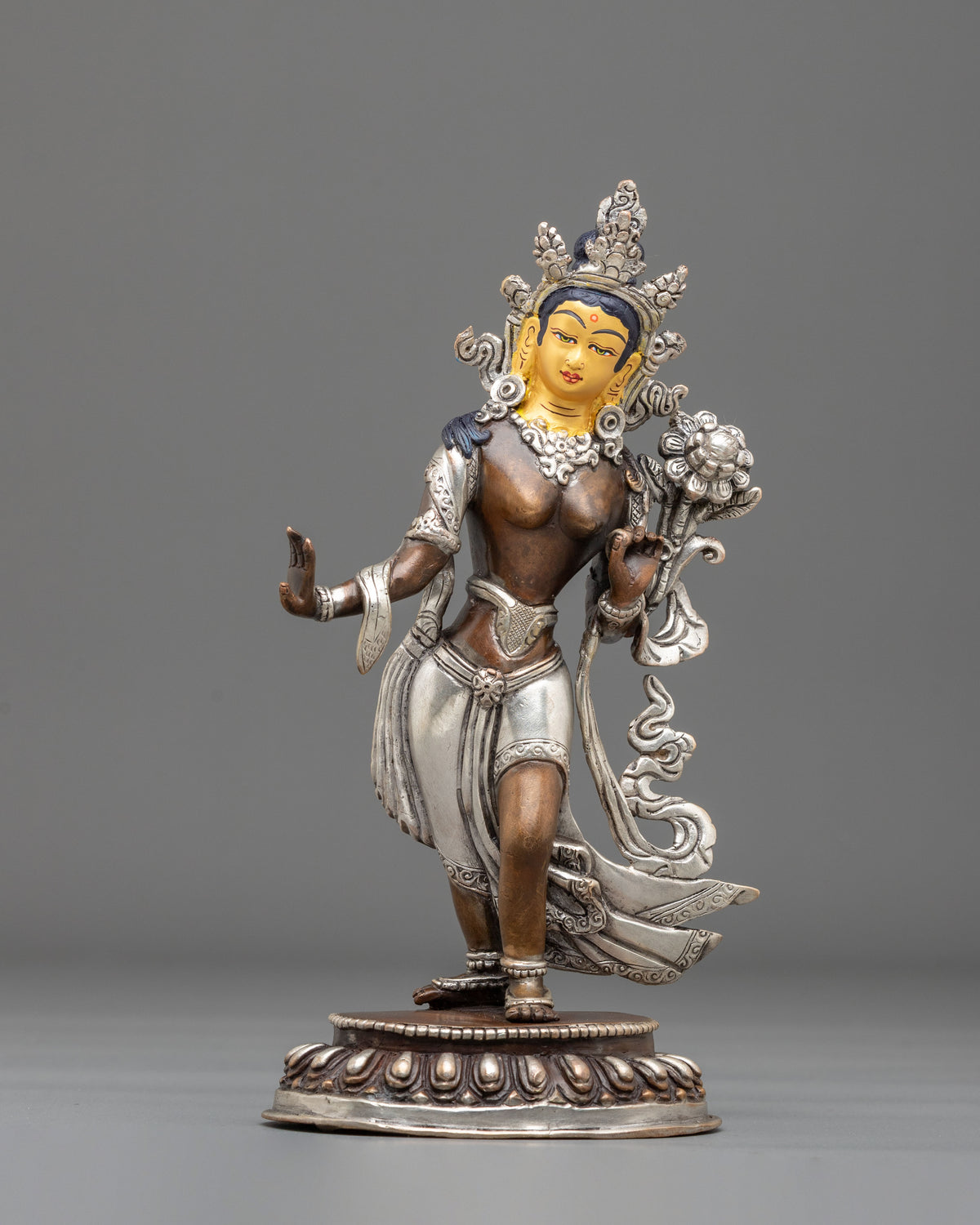 Dancing Tara Sculpture | Buddhist Deity of Wealth and Generosity