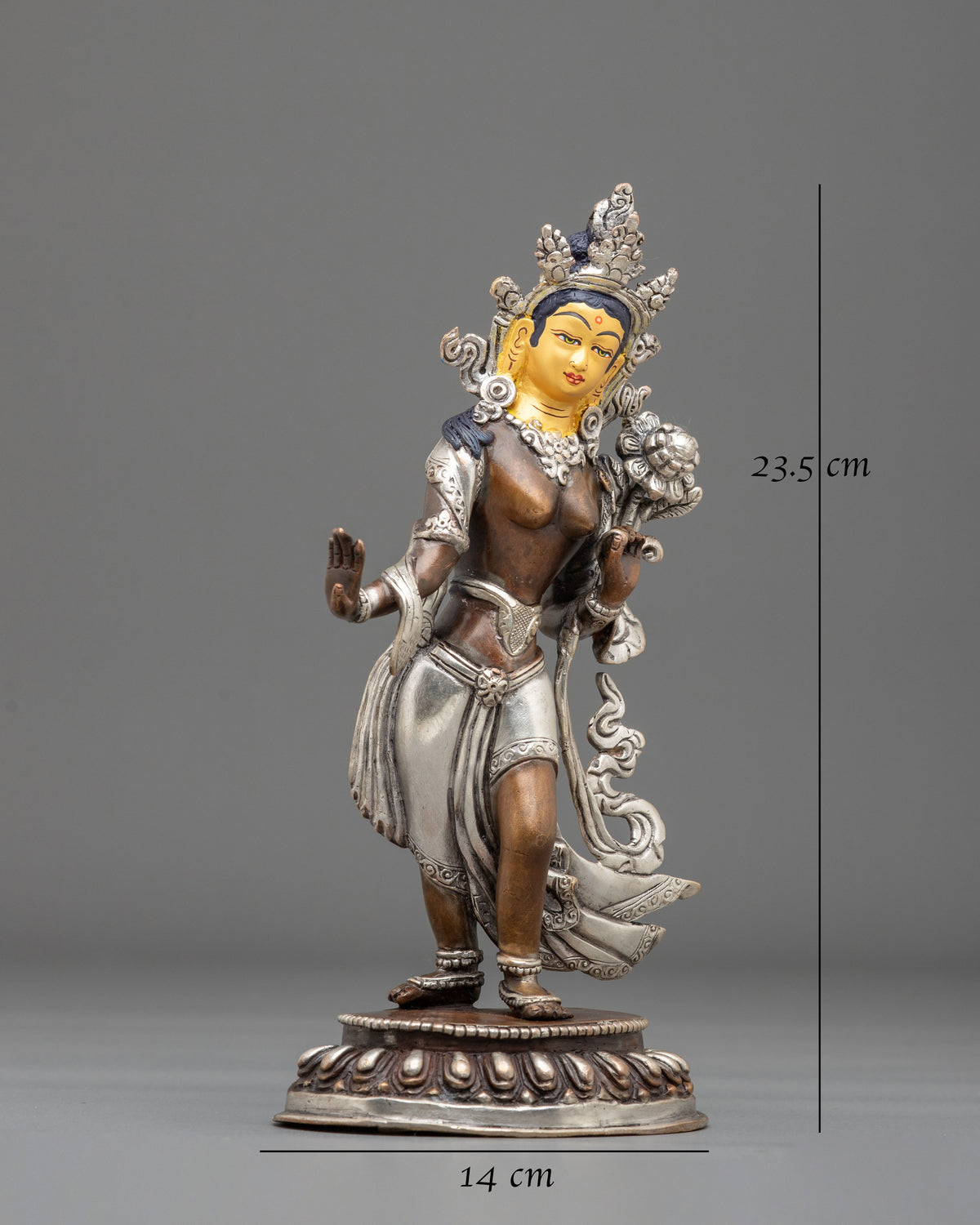 Dancing Tara Sculpture | Buddhist Deity of Wealth and Generosity
