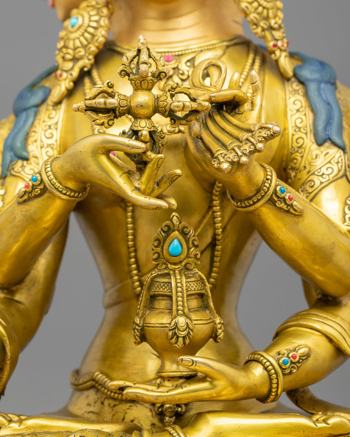 Namgyalma 24K Gold Coated Copper Sculpture | Home Decoration Statue
