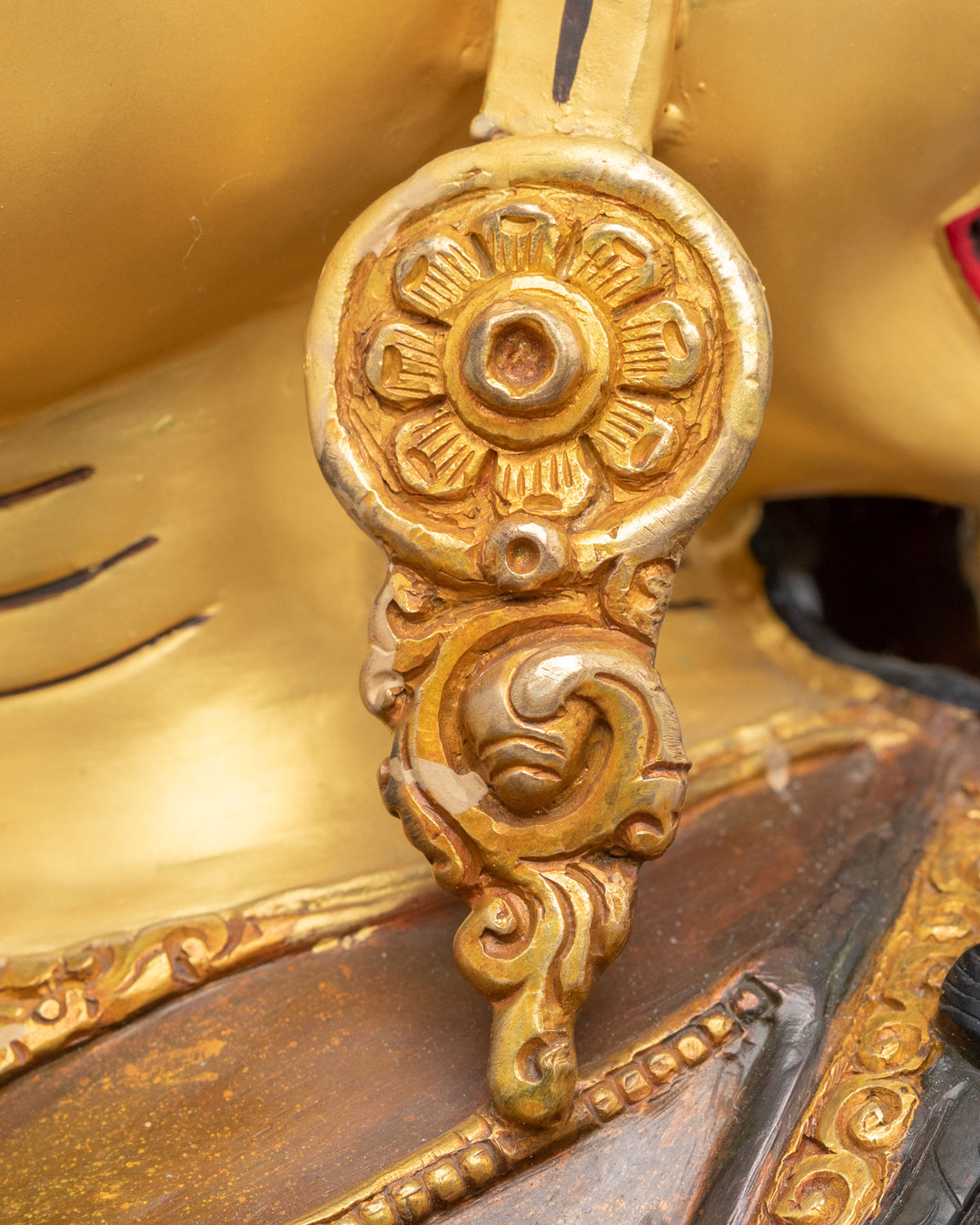 Tibetan Sculpture of Namgyalma | Copper Statue with 24K Gold Gilded
