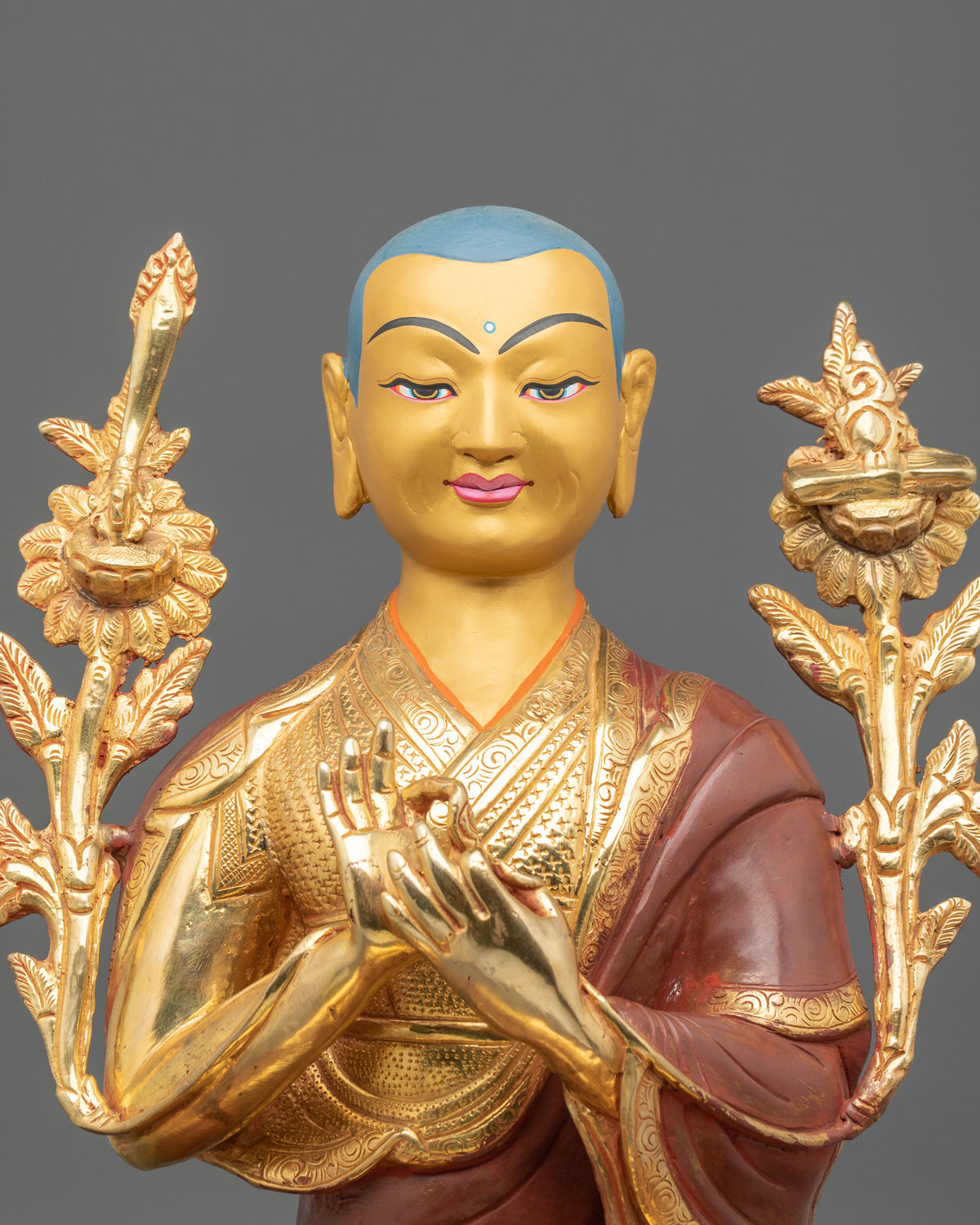 Tsongkhapa with Disciples Statue Set | Master of the Gelug Tradition