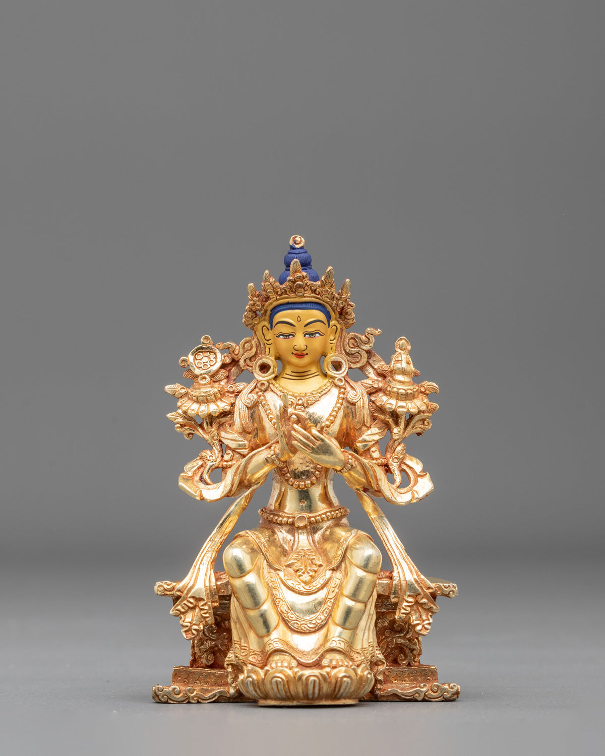Maitreya Buddha Copper Sculpture | The Future Buddha