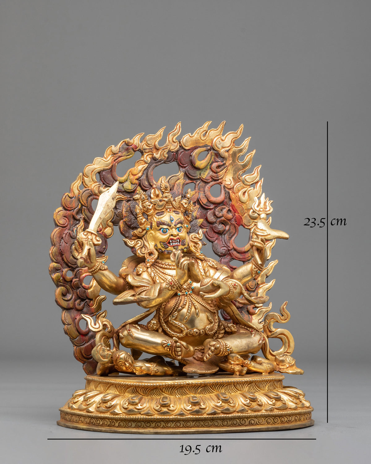 Four-Armed Mahakala Statue | Powerful Dharma Protector