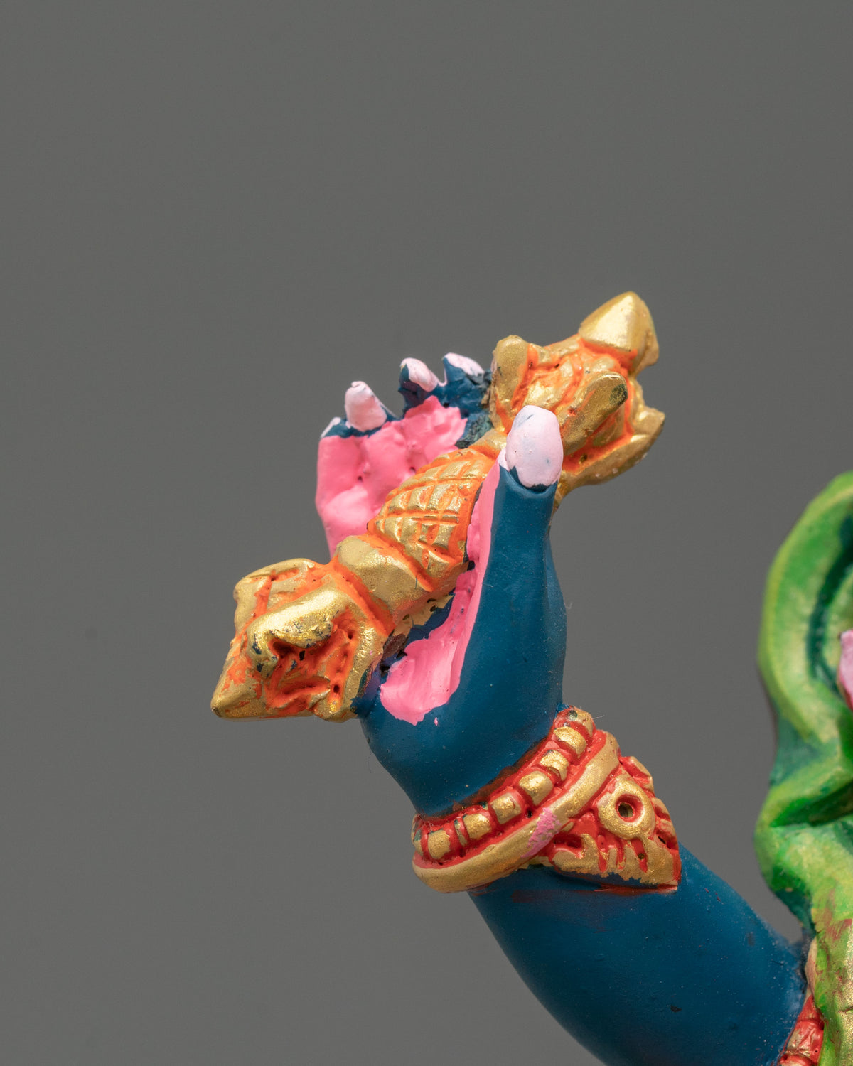 Vajrapani Wrathful Buddhist Statue | Tibetan Meditation Altar Decor