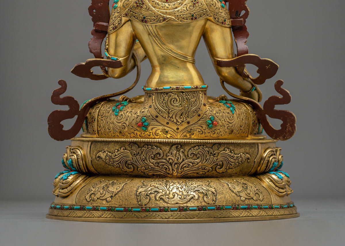 White Tara Compassionate Figurine | Compassionate Deity of Long Life