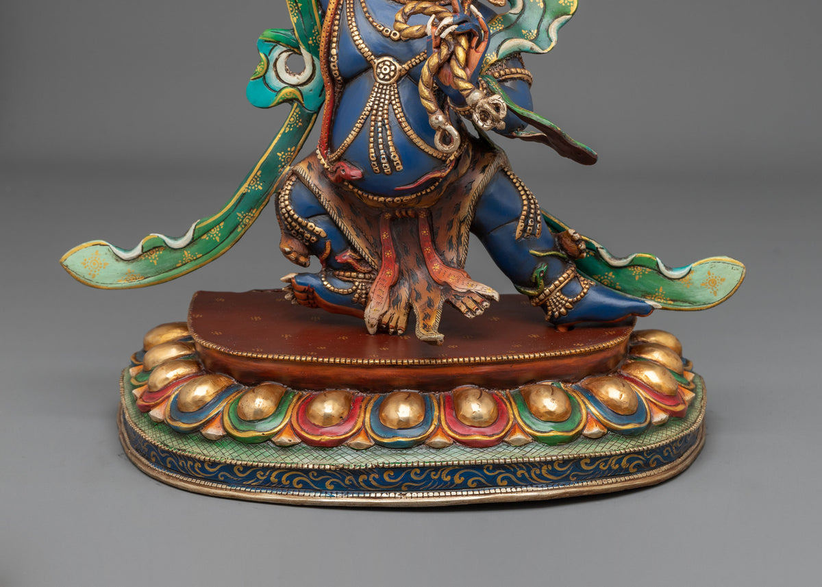 Vajrapani Buddhist Shrine Sculpture | Handmade Himalayan Sacred Art