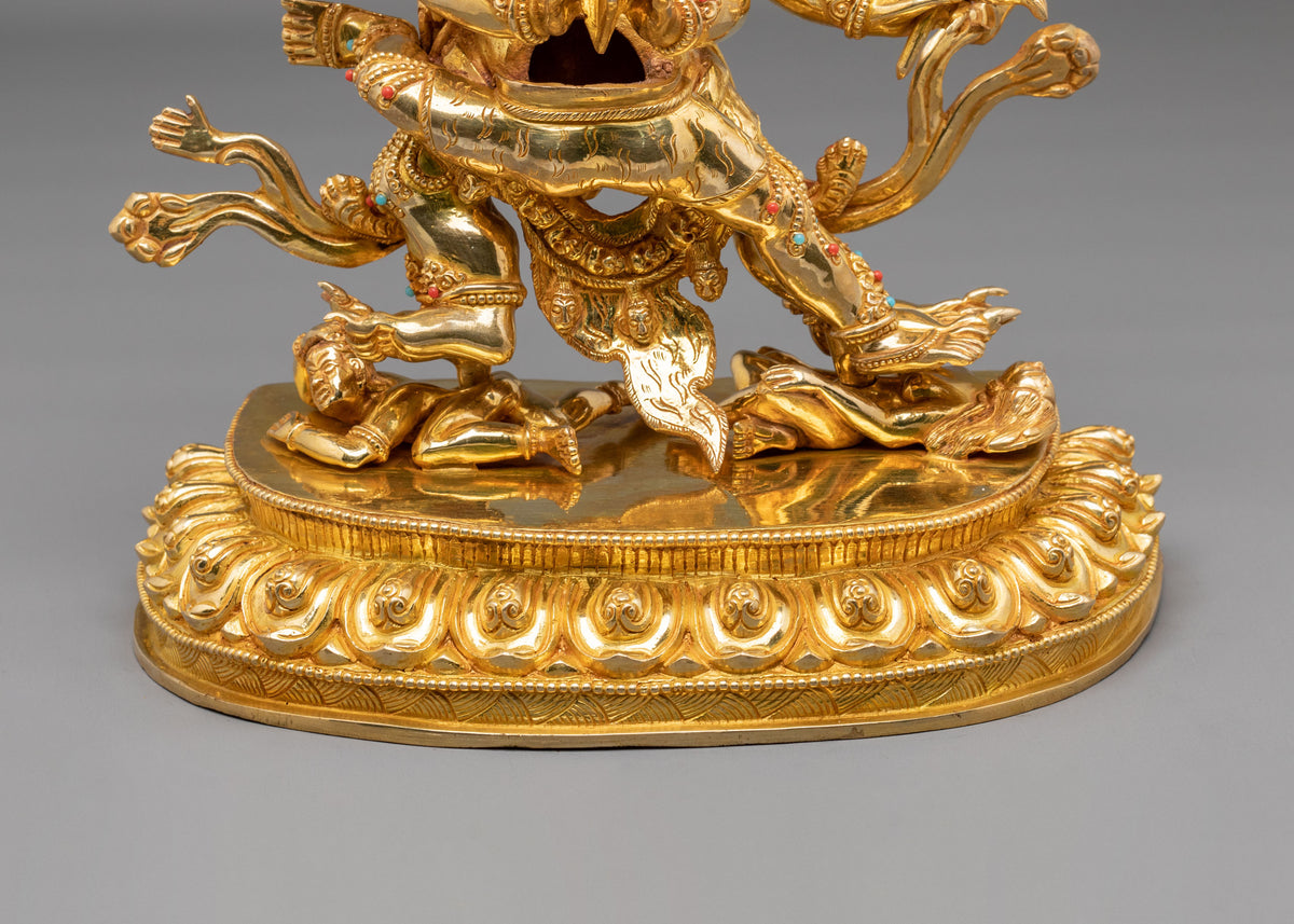 Wrathful Deity Vajrakilaya Sculpture: Purification and Protection