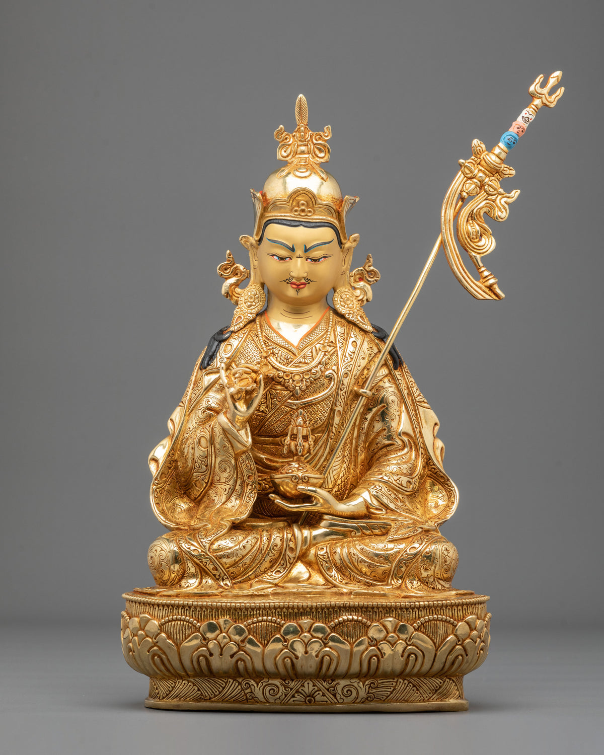Guru Tsokye Dorje Copper Statue