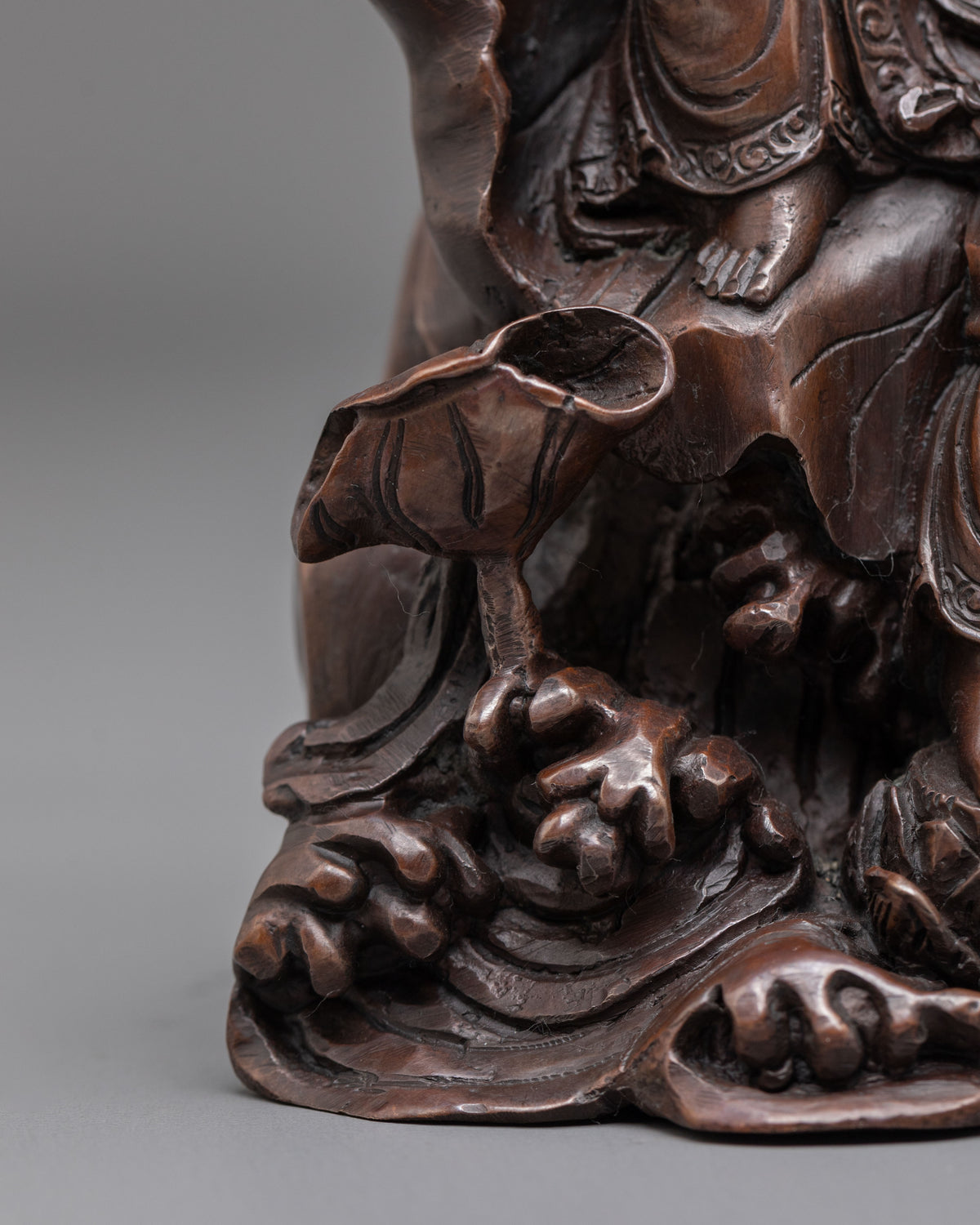 Lokeshwor Statue | Sacred Copper Form of Avalokiteshvara