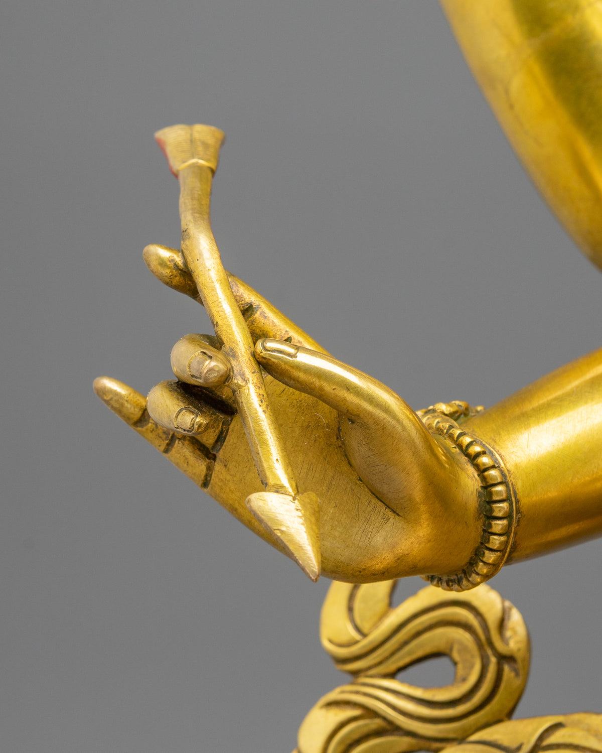 Namgyalma Sculpture | 24K Gold Gilded Tibetan Buddhist Deity Artwork