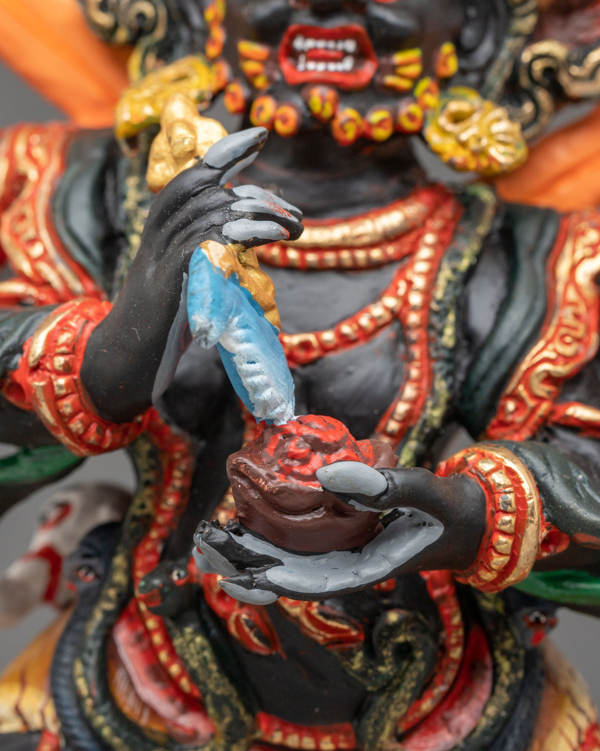 Six-Armed Mahakala Sculpture | Buddhist Protector