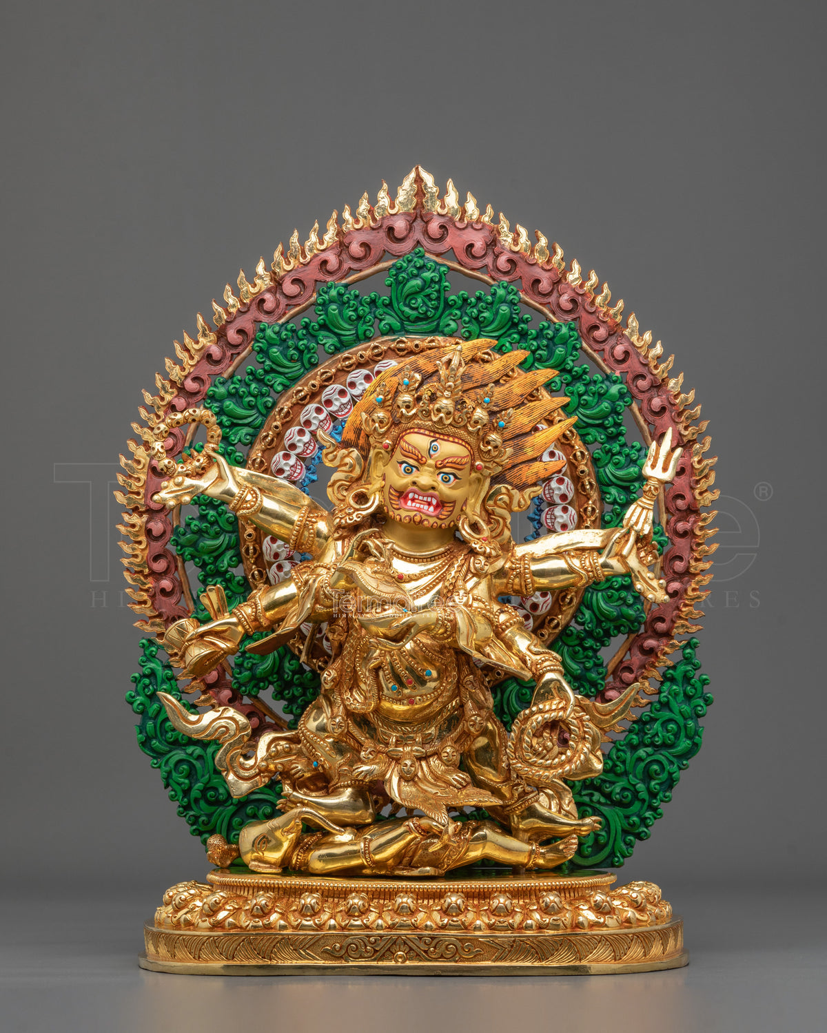 Six-Armed Mahakala Statue